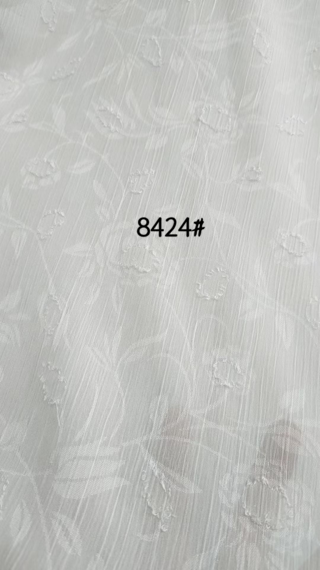 100% Polyester Base Fabric For Printing--Floral Jacquard Style - Natasha Fabric