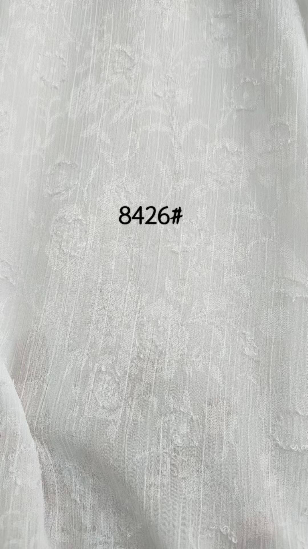 100% Polyester Base Fabric For Printing--Floral Jacquard Style - Natasha Fabric