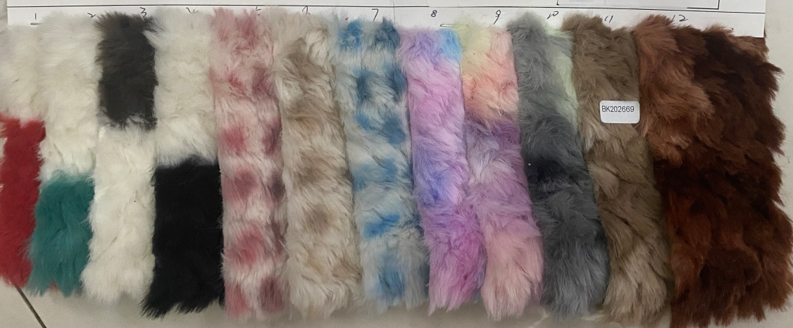 Hot Selling Tie-Dyed Fur Fabric With Best Wholesale Price - Natasha Fabric