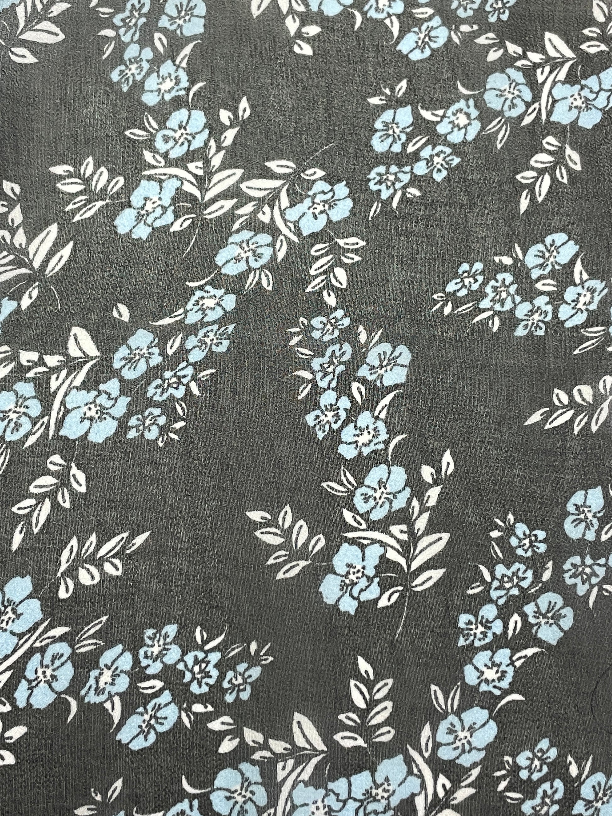 China Wholesale Print-100% Polyester Black Background Chiffon Print Fabric - Natasha Fabric