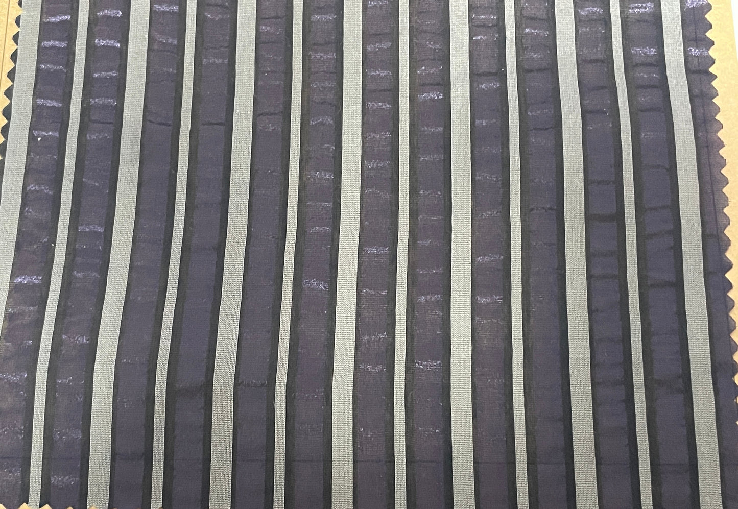 Silk Cotton Poly Blended Stripes Fabric - Natasha Fabric