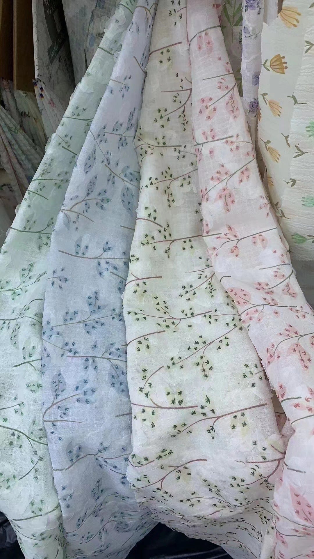 Polyester Solid Embroidery Fabric - Natasha Fabric