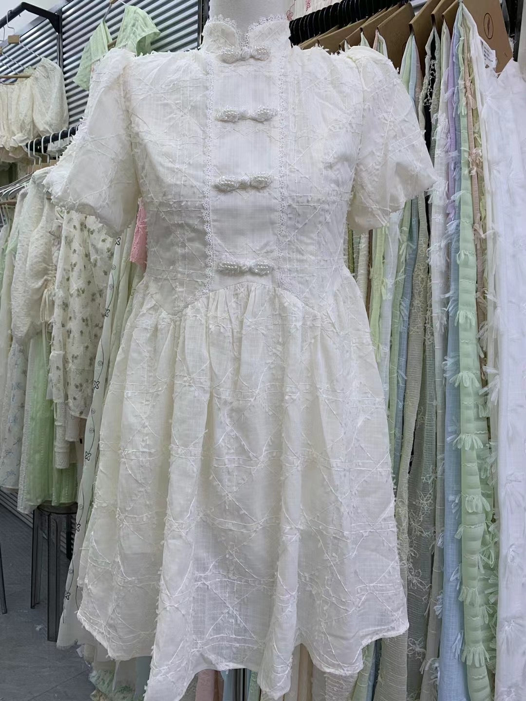 Polyester Solid Embroidery Fabric - Natasha Fabric