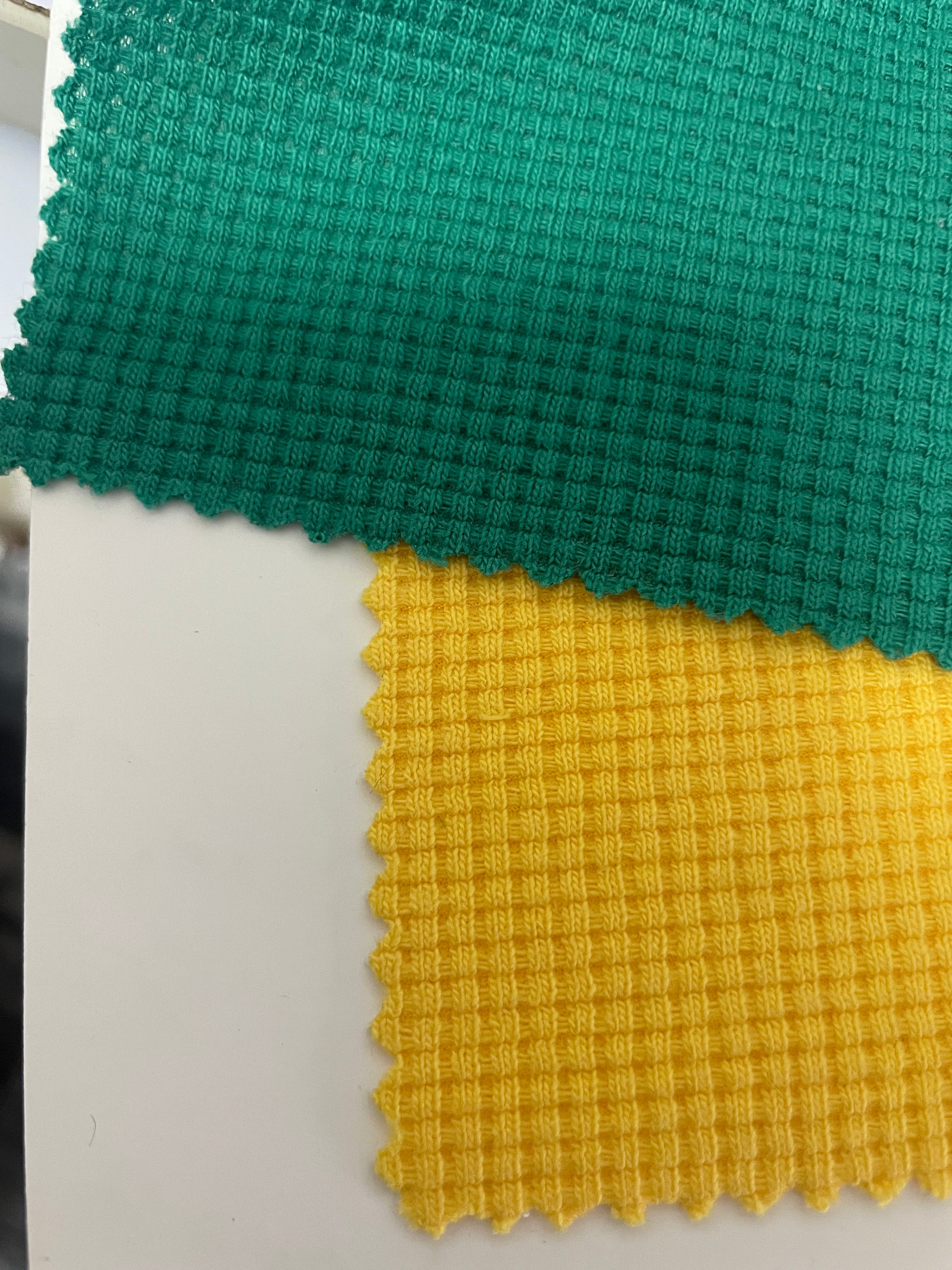 Knit Waffle Fabric/ Waffle Bonded Fabric - Natasha Fabric