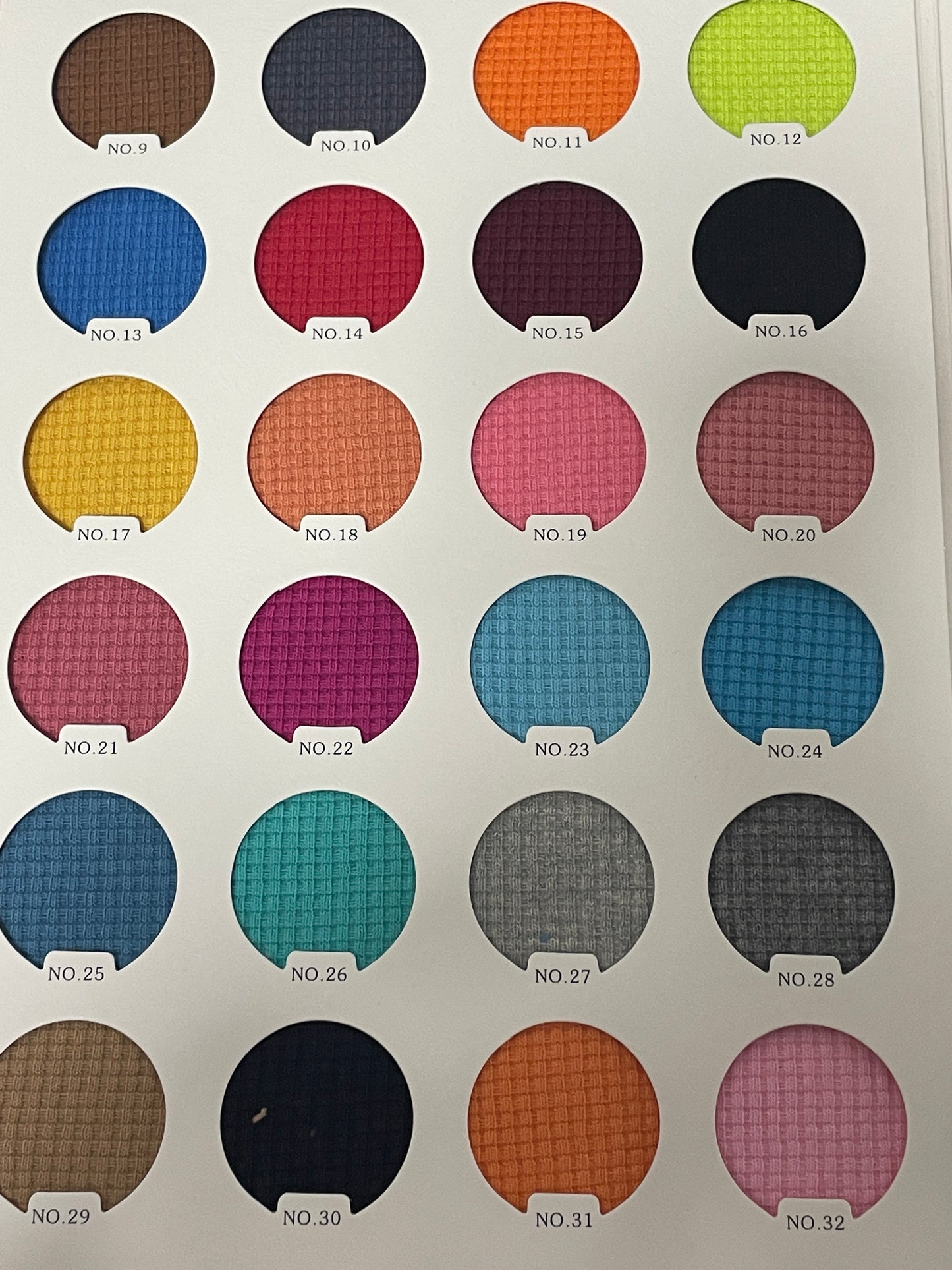 Knit Waffle Fabric/ Waffle Bonded Fabric - Natasha Fabric