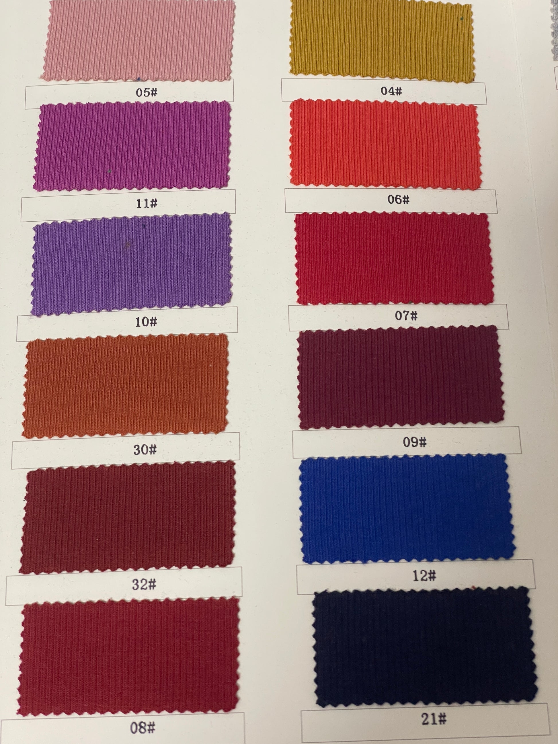 Rib Texture Scuba Knit Fabric - Natasha Fabric