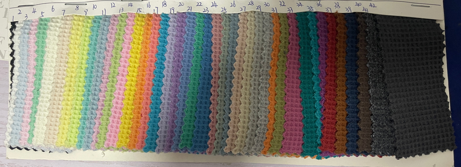 Knit Waffle Fabric - Natasha Fabric