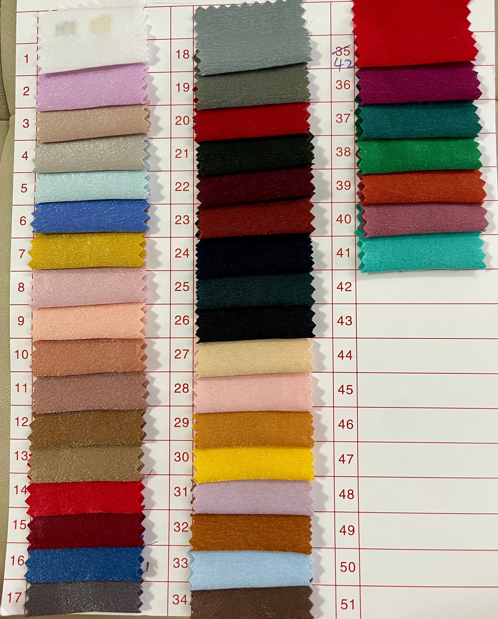 New Poly Fabric with Nappy & Soft Feeling - Natasha Fabric
