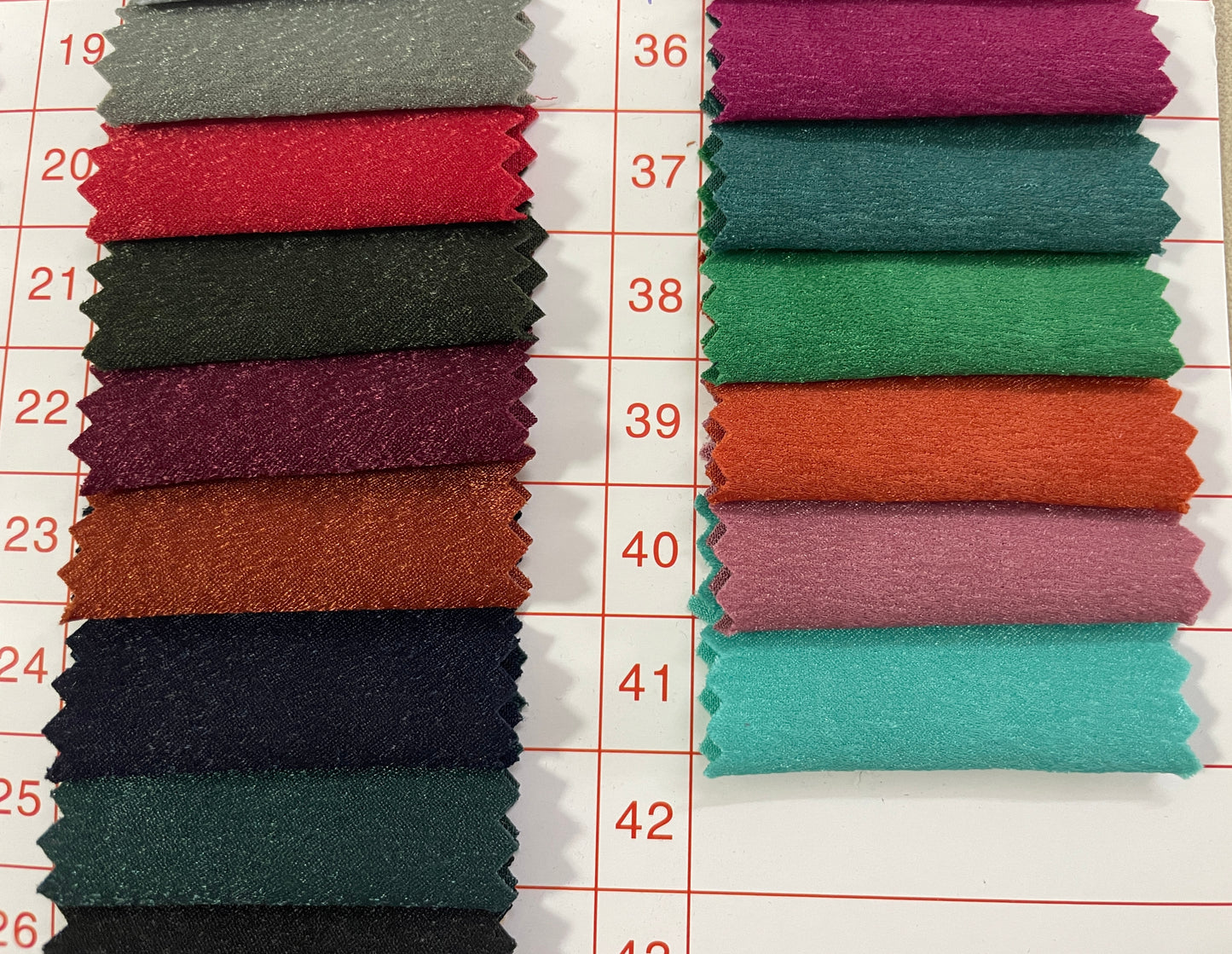 New Poly Fabric with Nappy & Soft Feeling - Natasha Fabric