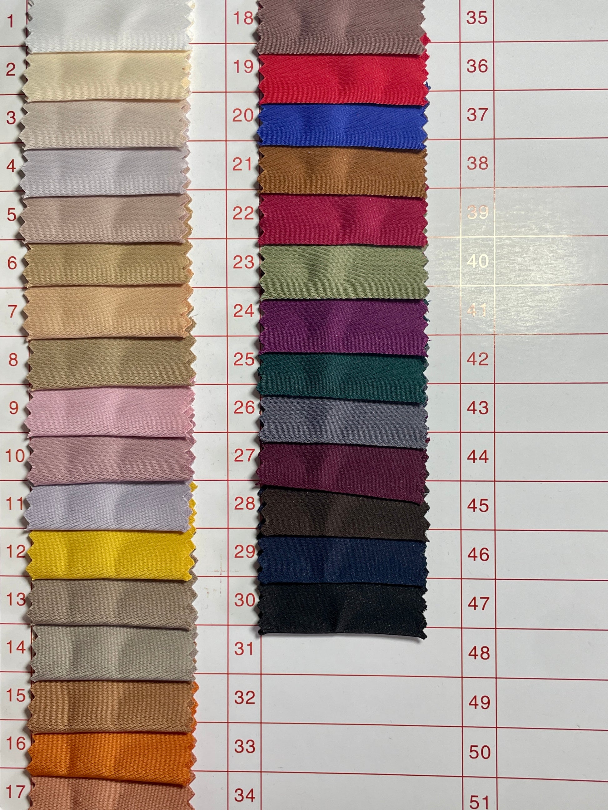Customer Always Reorder Satin Fabric - Natasha Fabric