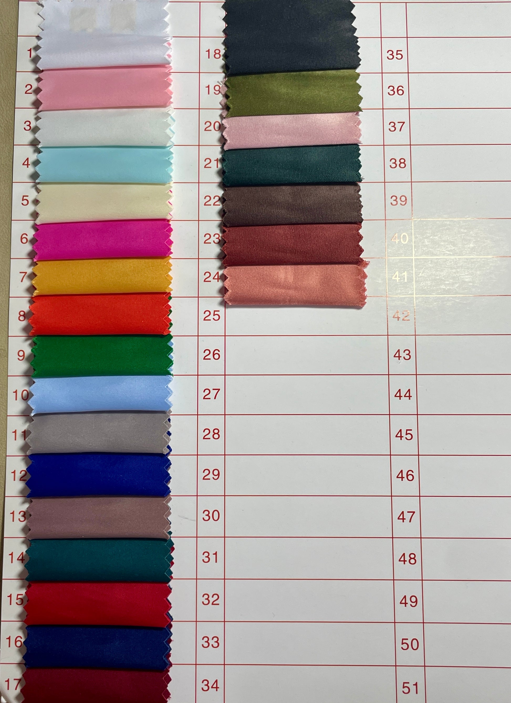 High Stretchy Satin Fabric - Natasha Fabric