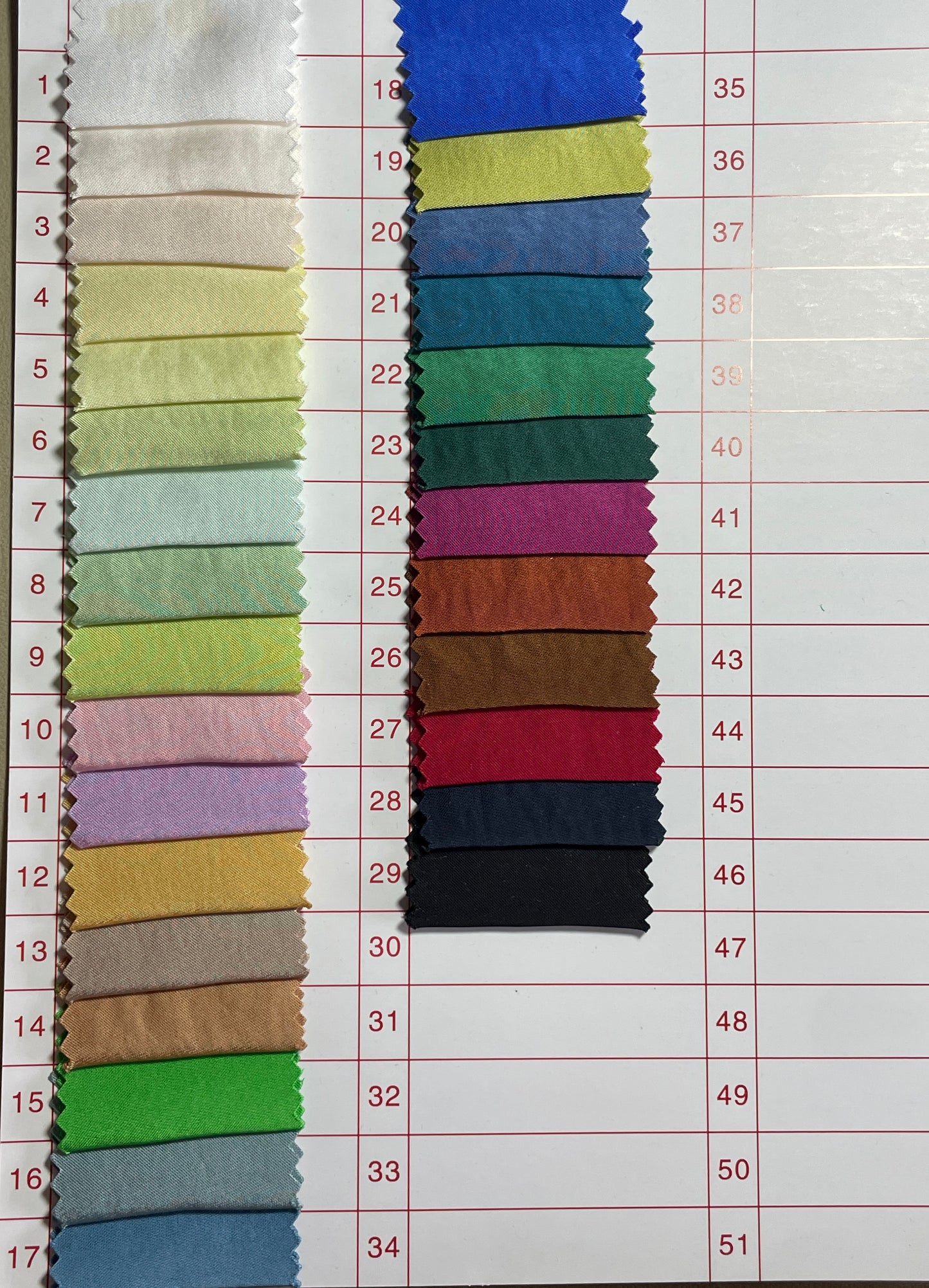 100% Polyester Woven Twill Fabric - Natasha Fabric