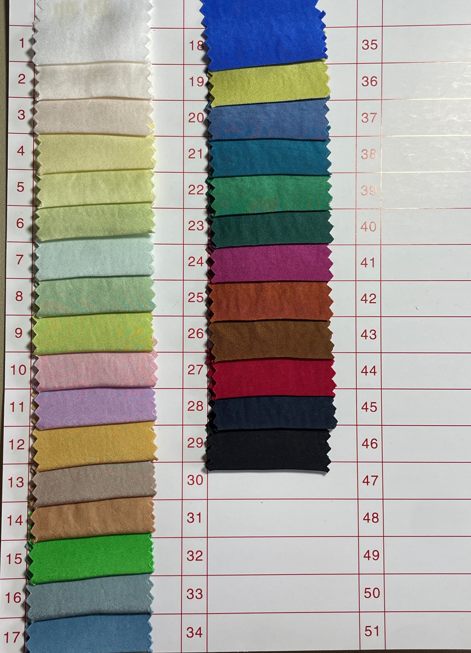 100% Polyester Woven Twill Fabric - Natasha Fabric