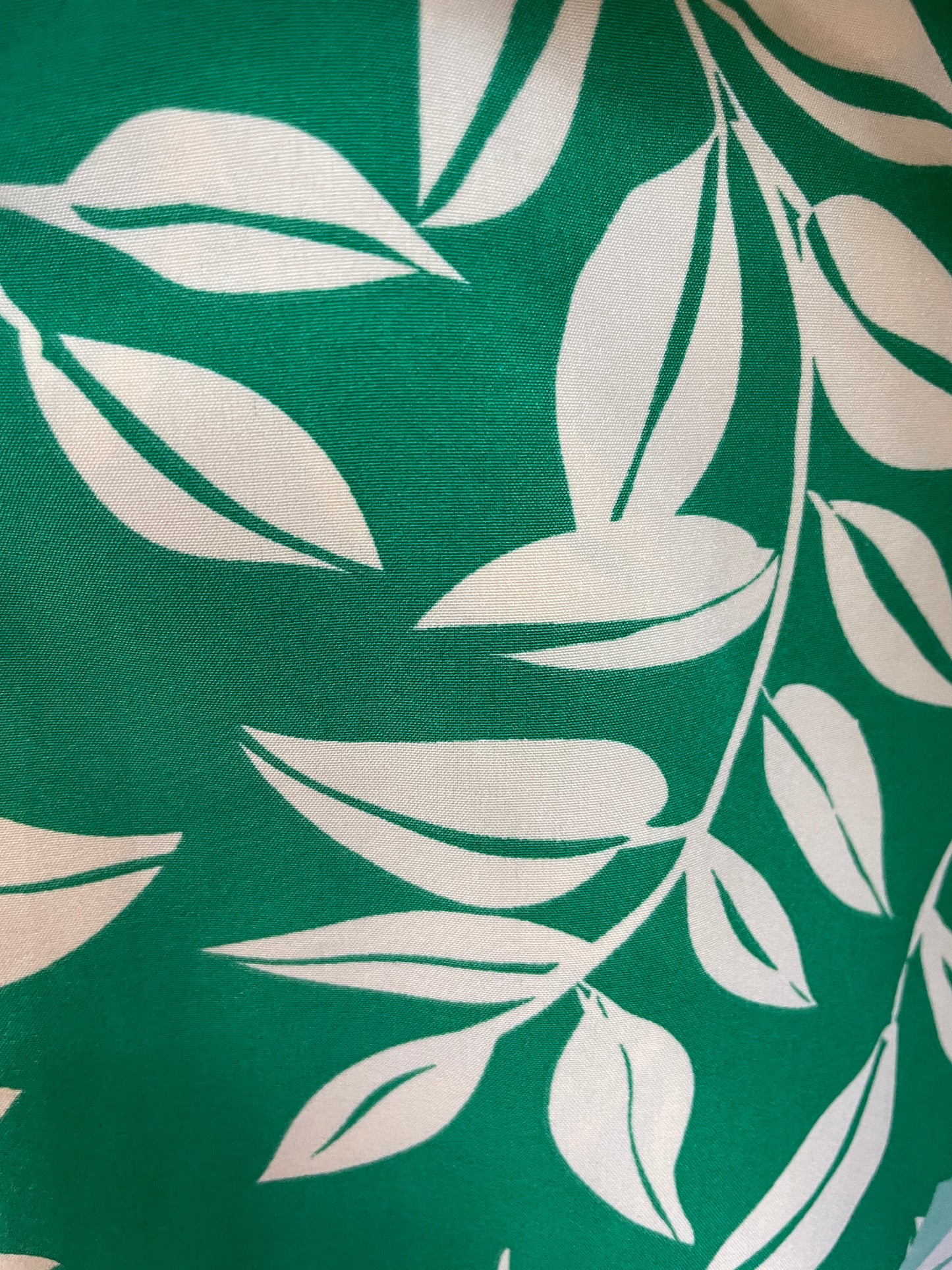 100% Polyester Print Fabric--Leaves Print - Natasha Fabric