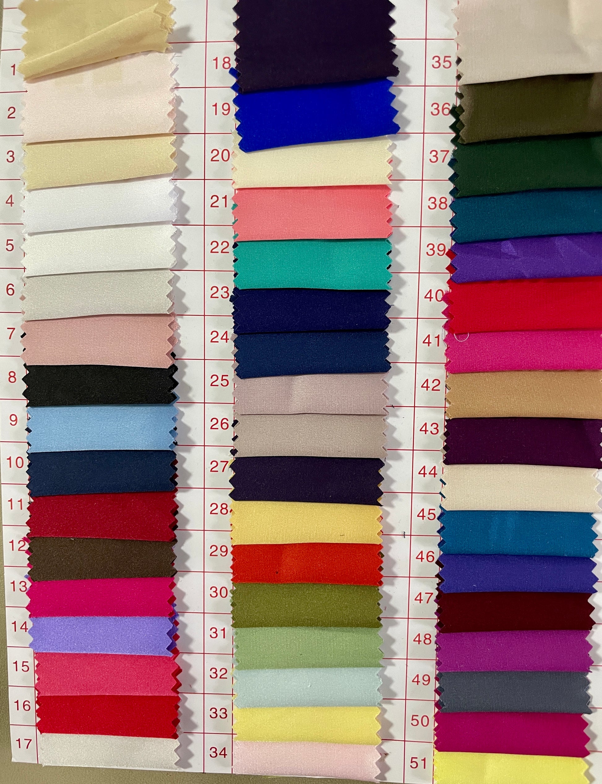 High Stretchy Poly Satin/Sateen Fabric - Natasha Fabric