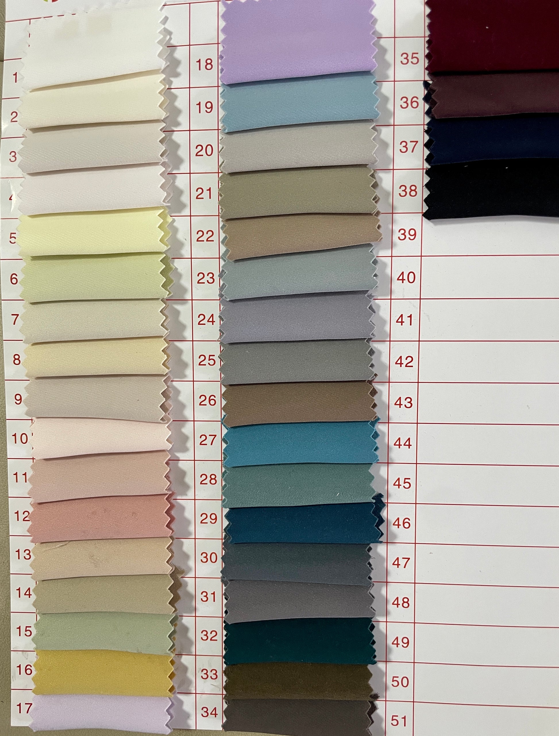 New Thick Weight Poly Fabric on Sale - Natasha Fabric