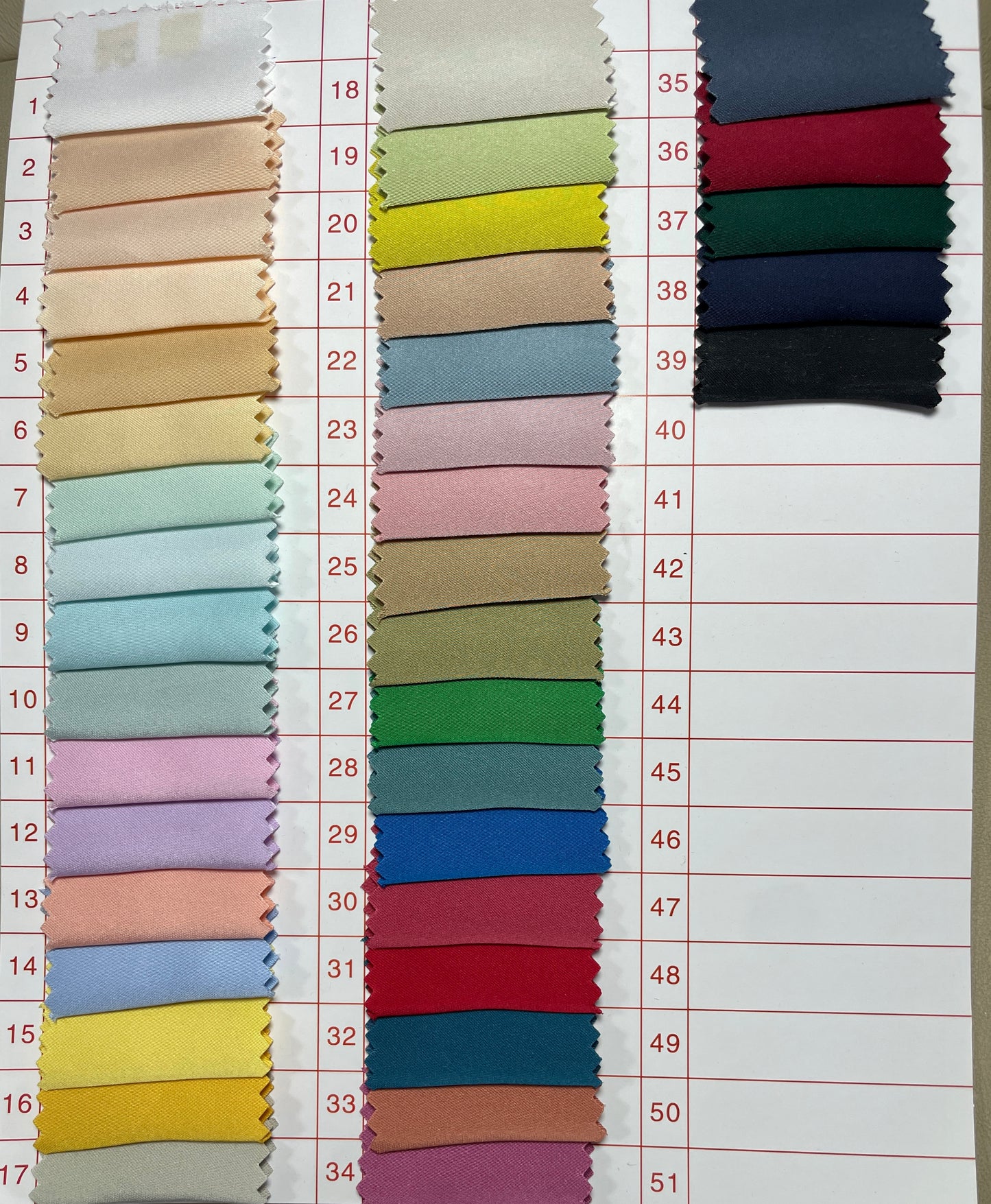 Slight Stretchy Poly Fabric on Sale - Natasha Fabric