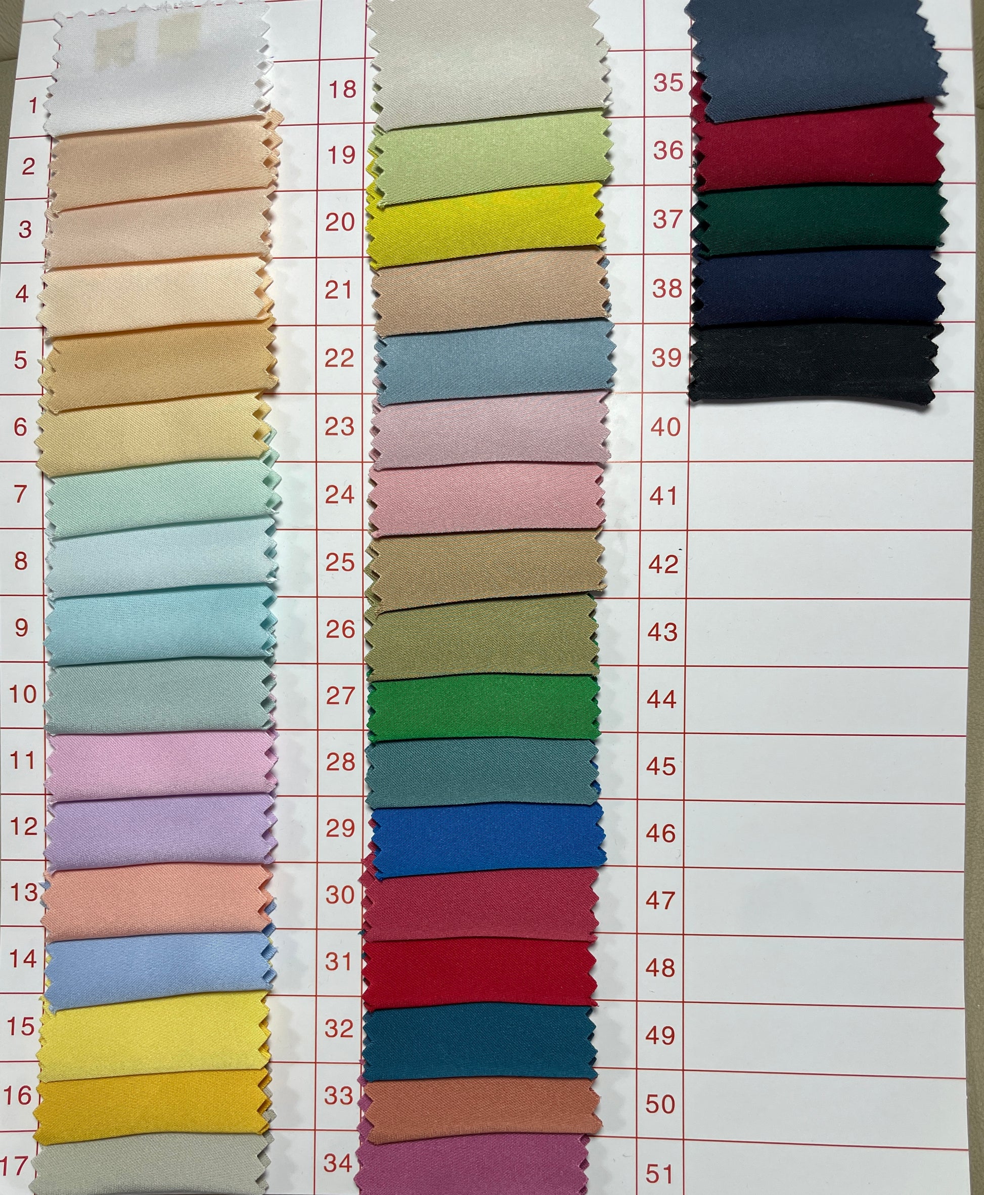 Slight Stretchy Poly Fabric on Sale - Natasha Fabric