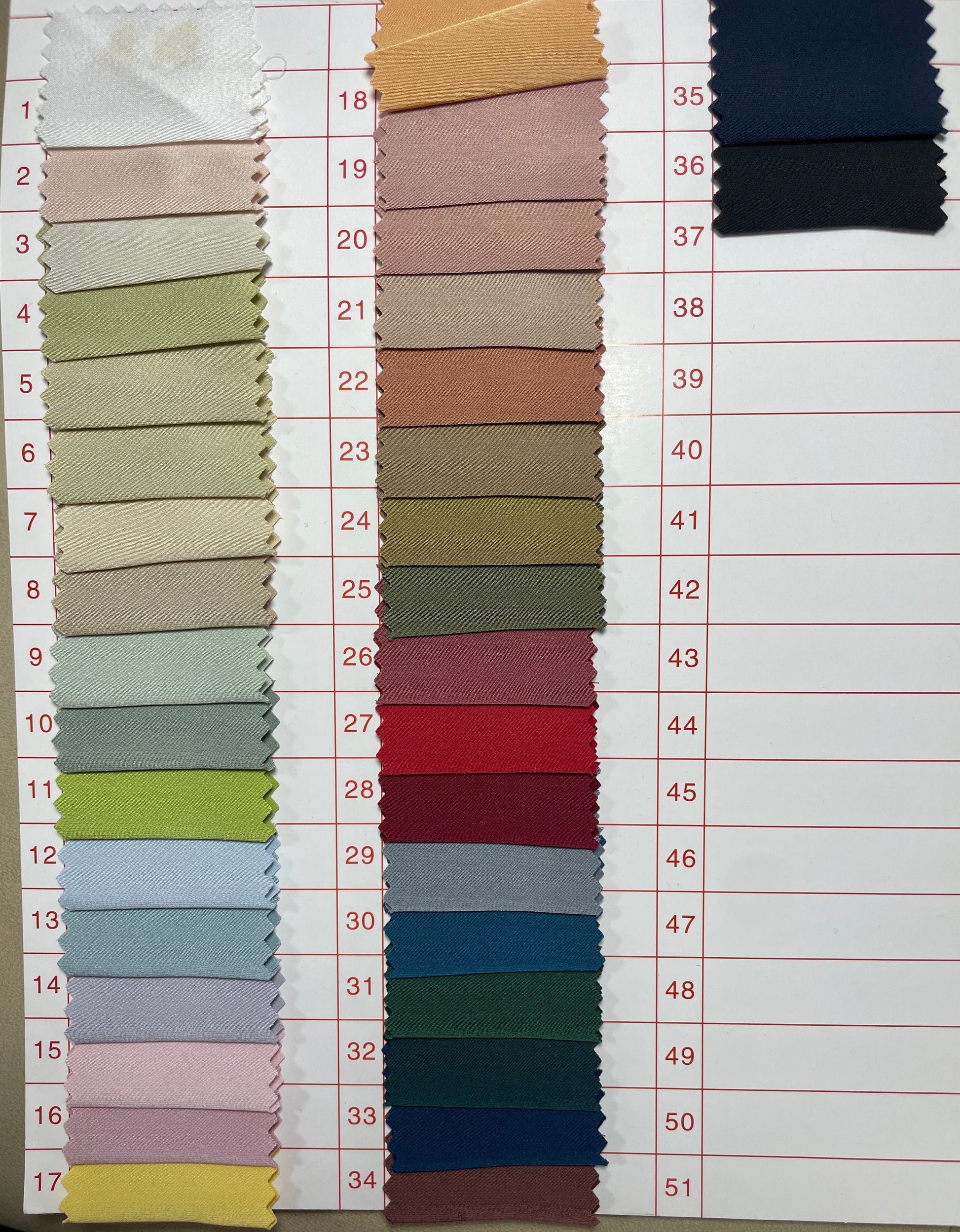 Soft Hand feel Poly Fabric on Sale - Natasha Fabric