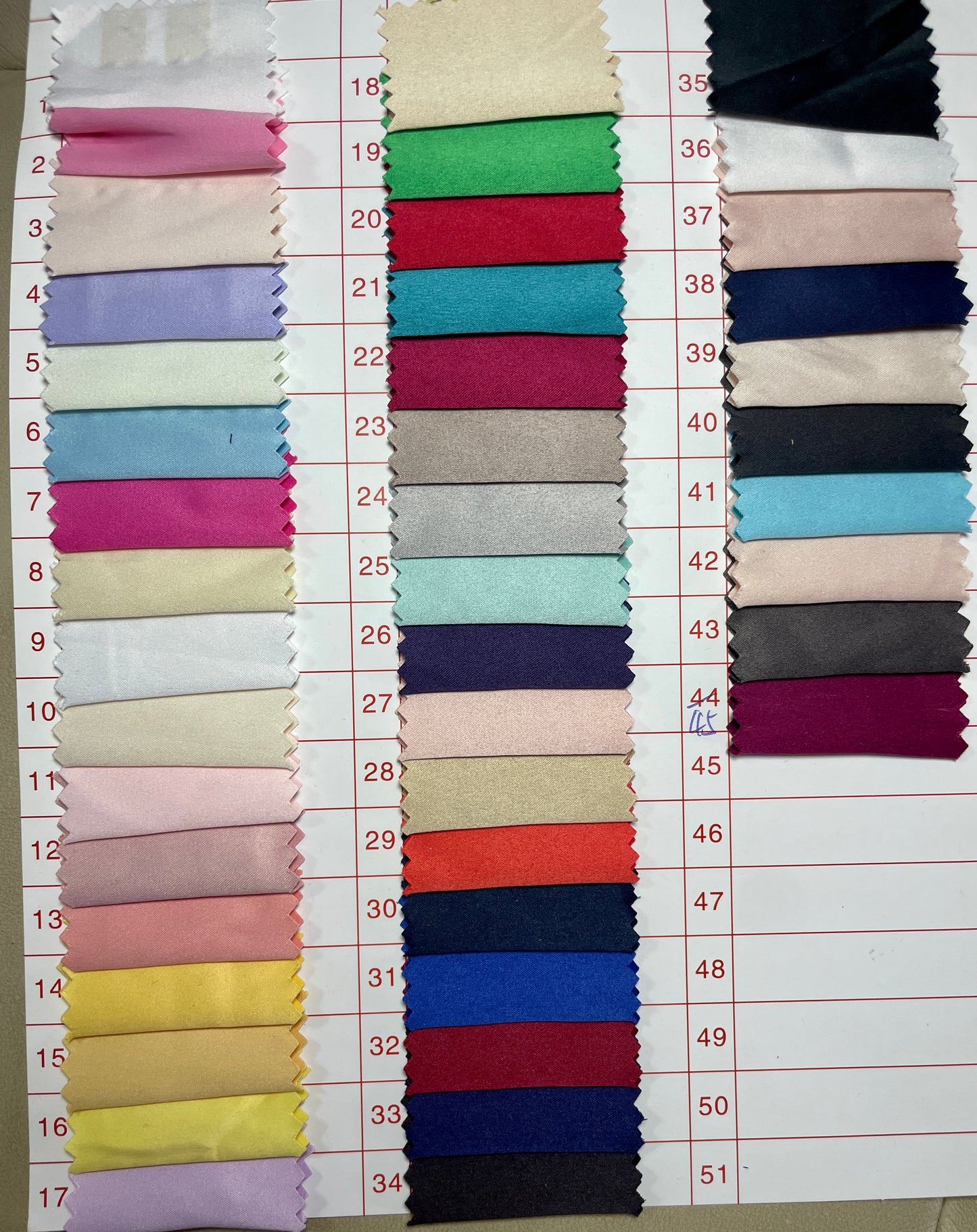 Matt Poly Stretchy Satin Fabric - Natasha Fabric