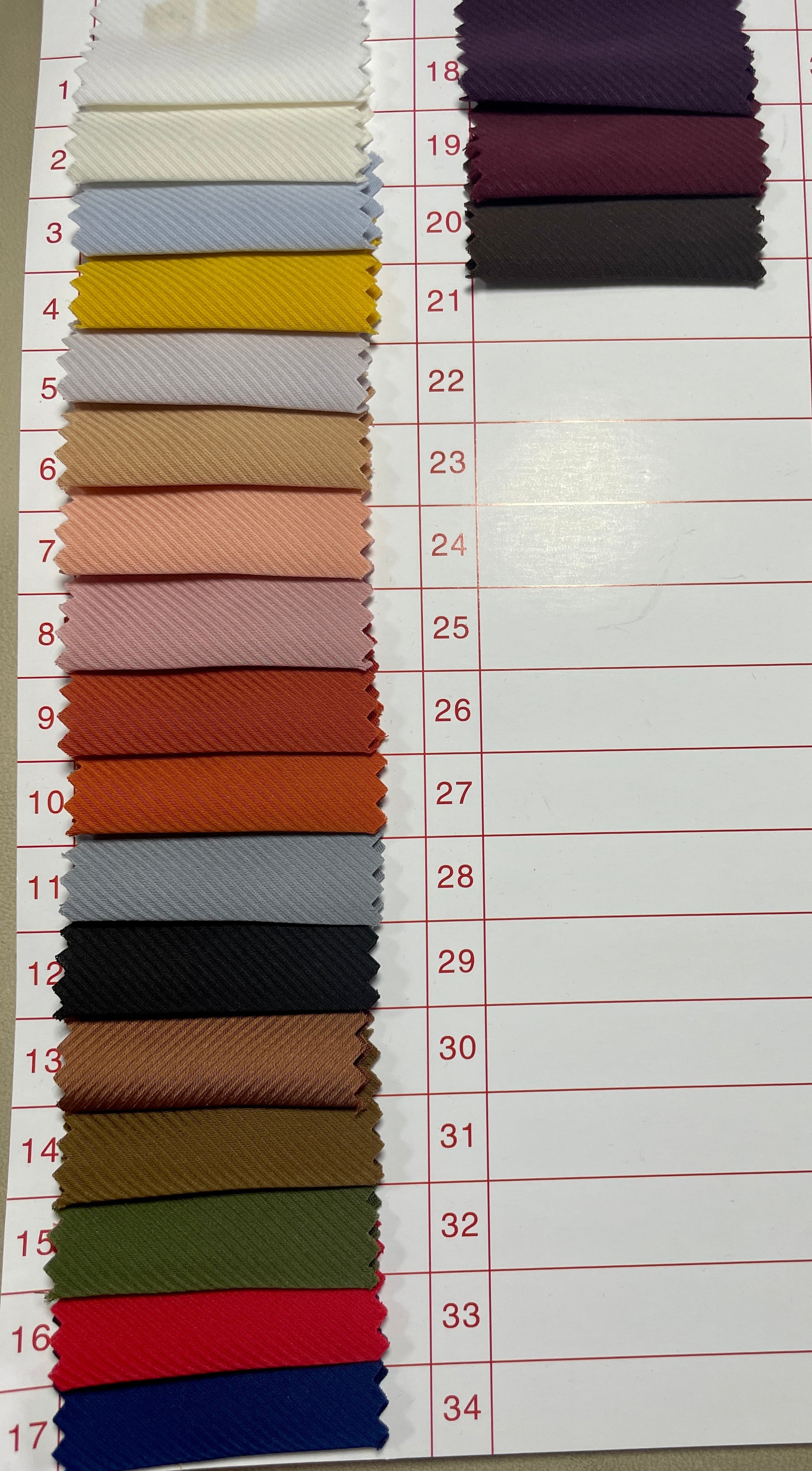 Twill Textured Poly Satin Fabric For Suit - Natasha Fabric