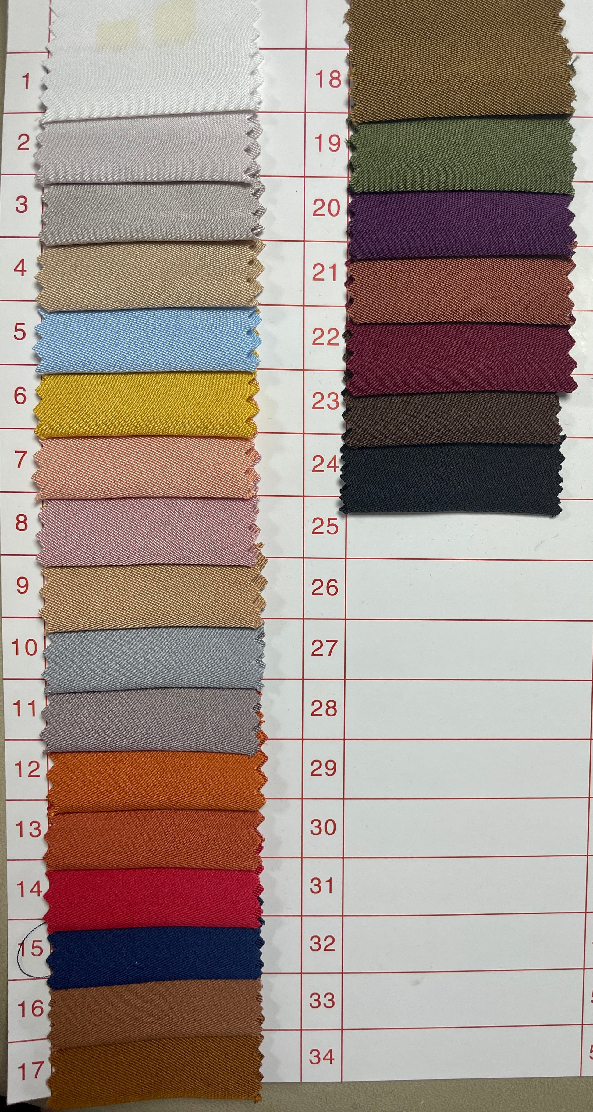 Twill Textured Poly Fabric For Suit - Natasha Fabric