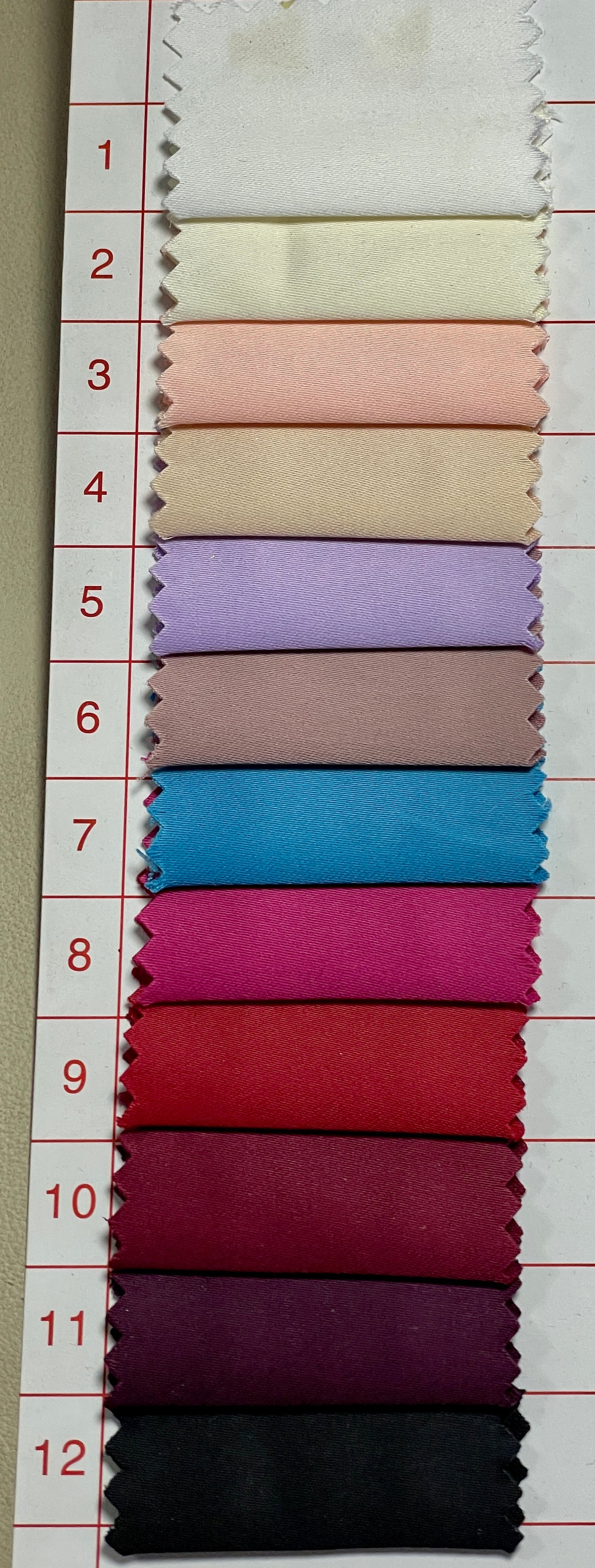 Thick Weight Spandex Satin Fabric - Natasha Fabric