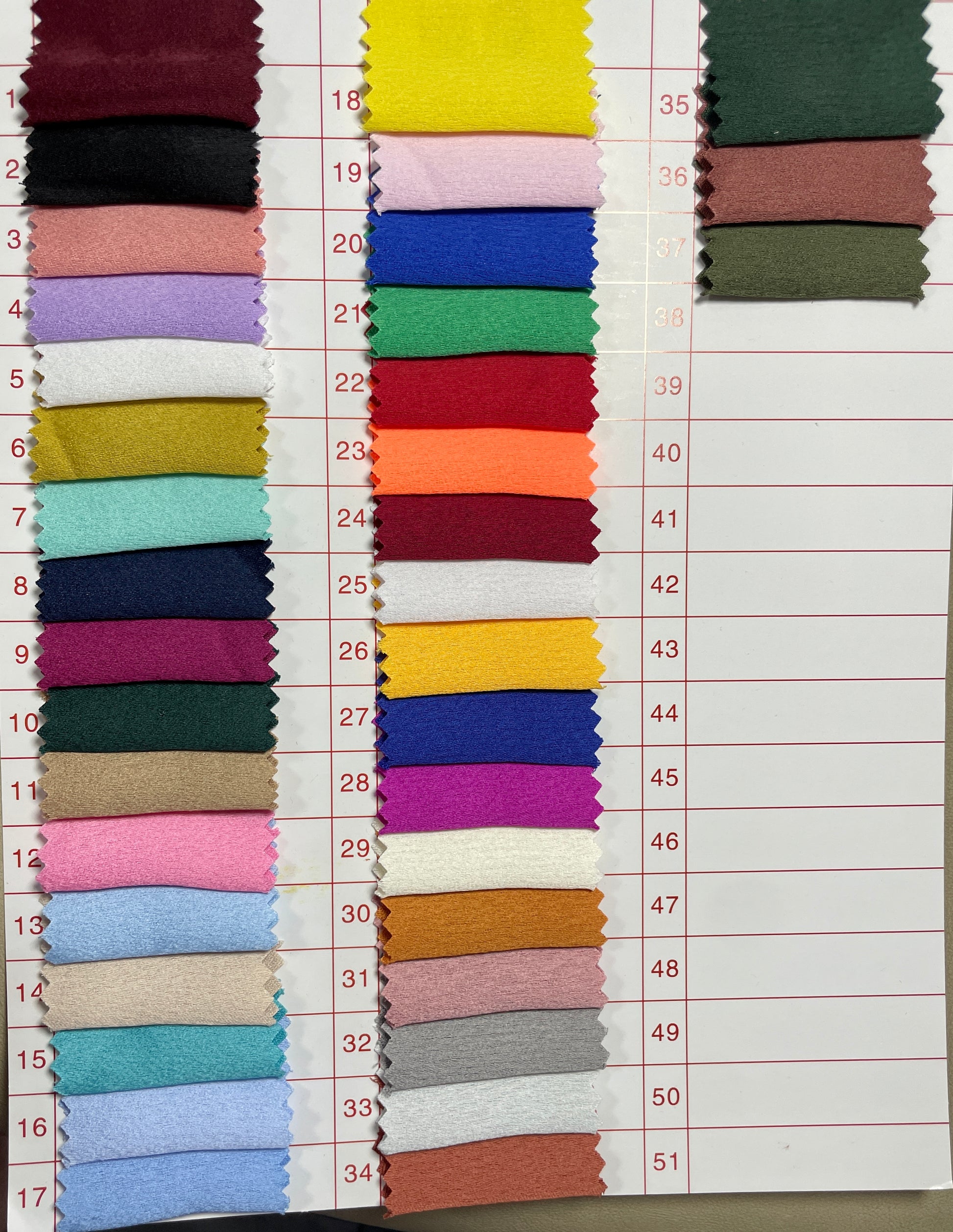 Polyester Crepe Satin Fabric - Natasha Fabric