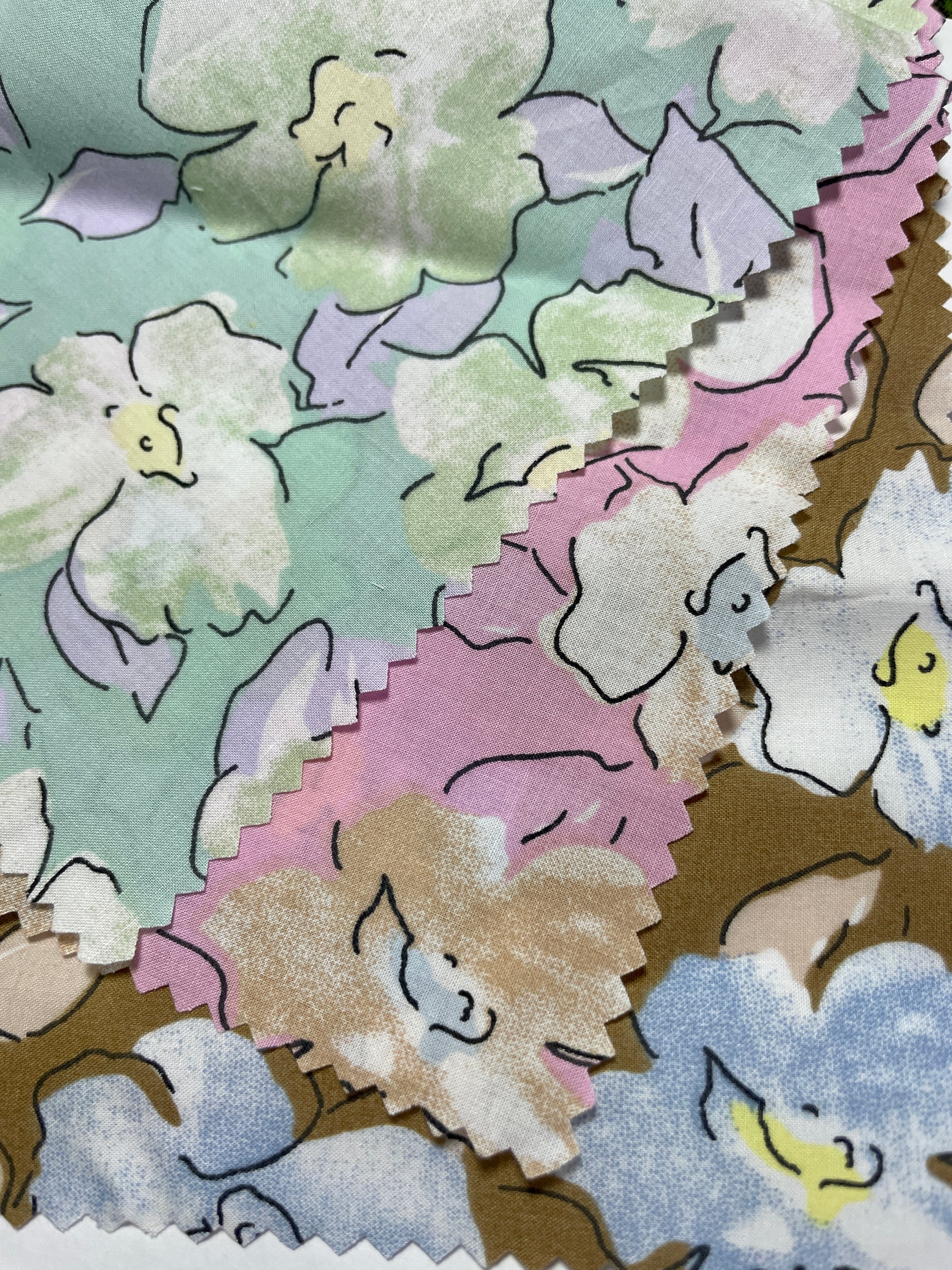 100% Cotton Print Fabric--Floral Patterns - Natasha Fabric