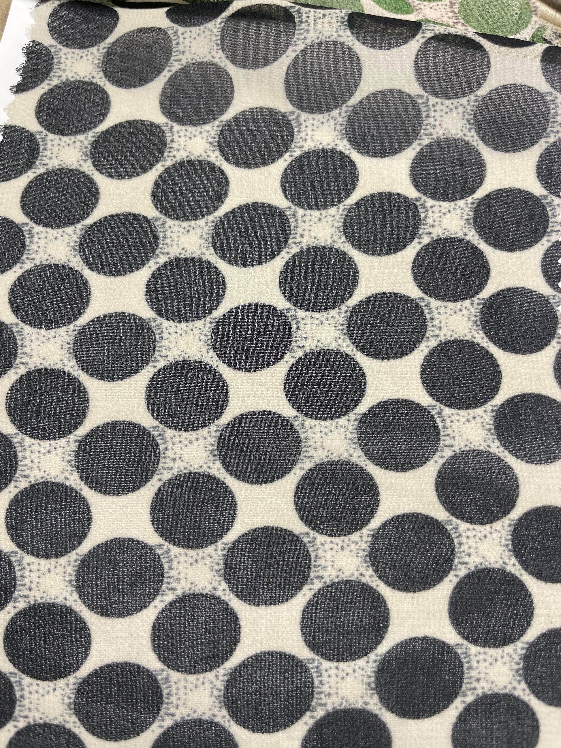 100% Polyester Print Fabric--Dots Print-Chiffon - Natasha Fabric
