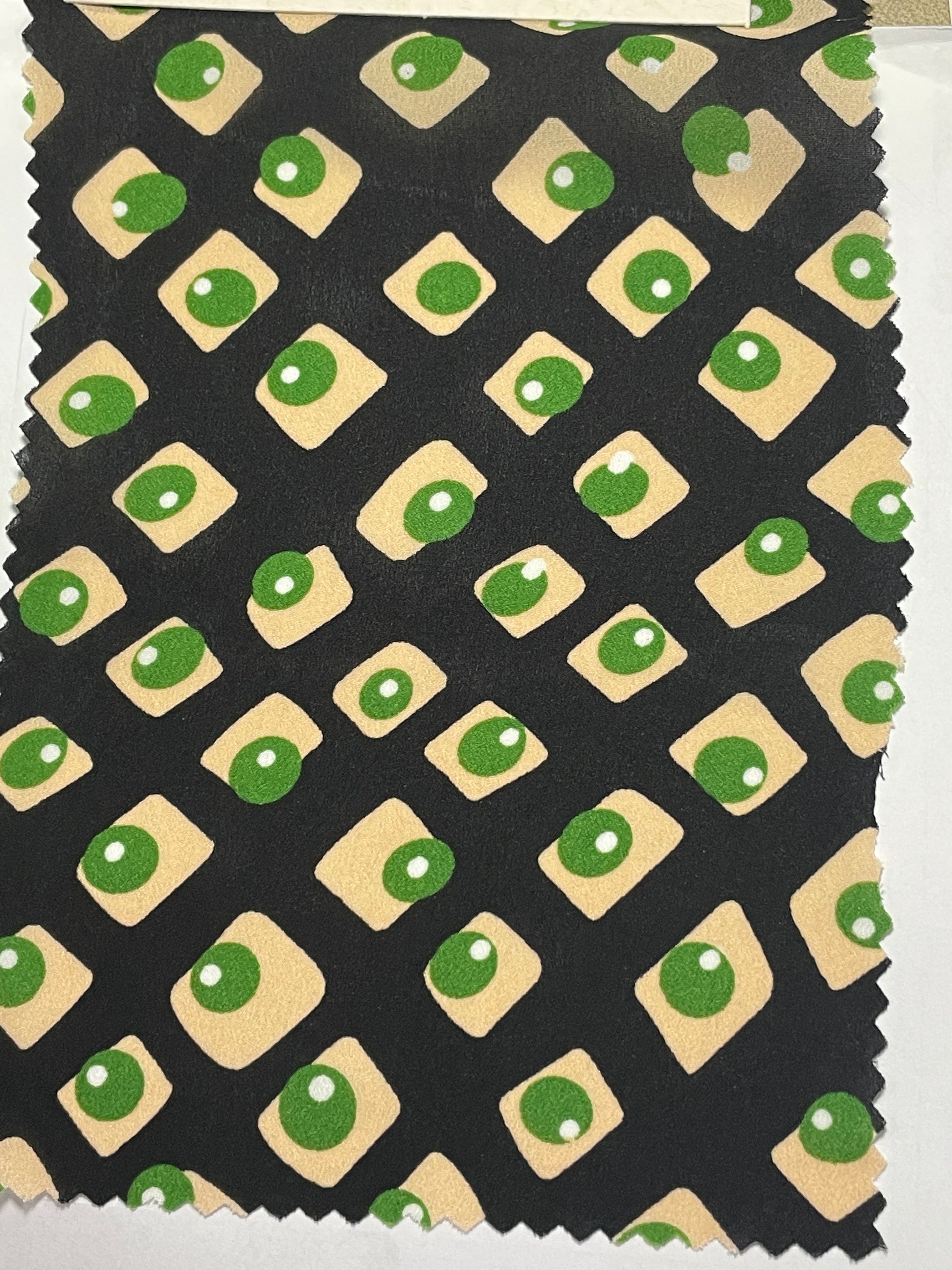 100% Polyester Print Fabric--Geometry Print - Natasha Fabric