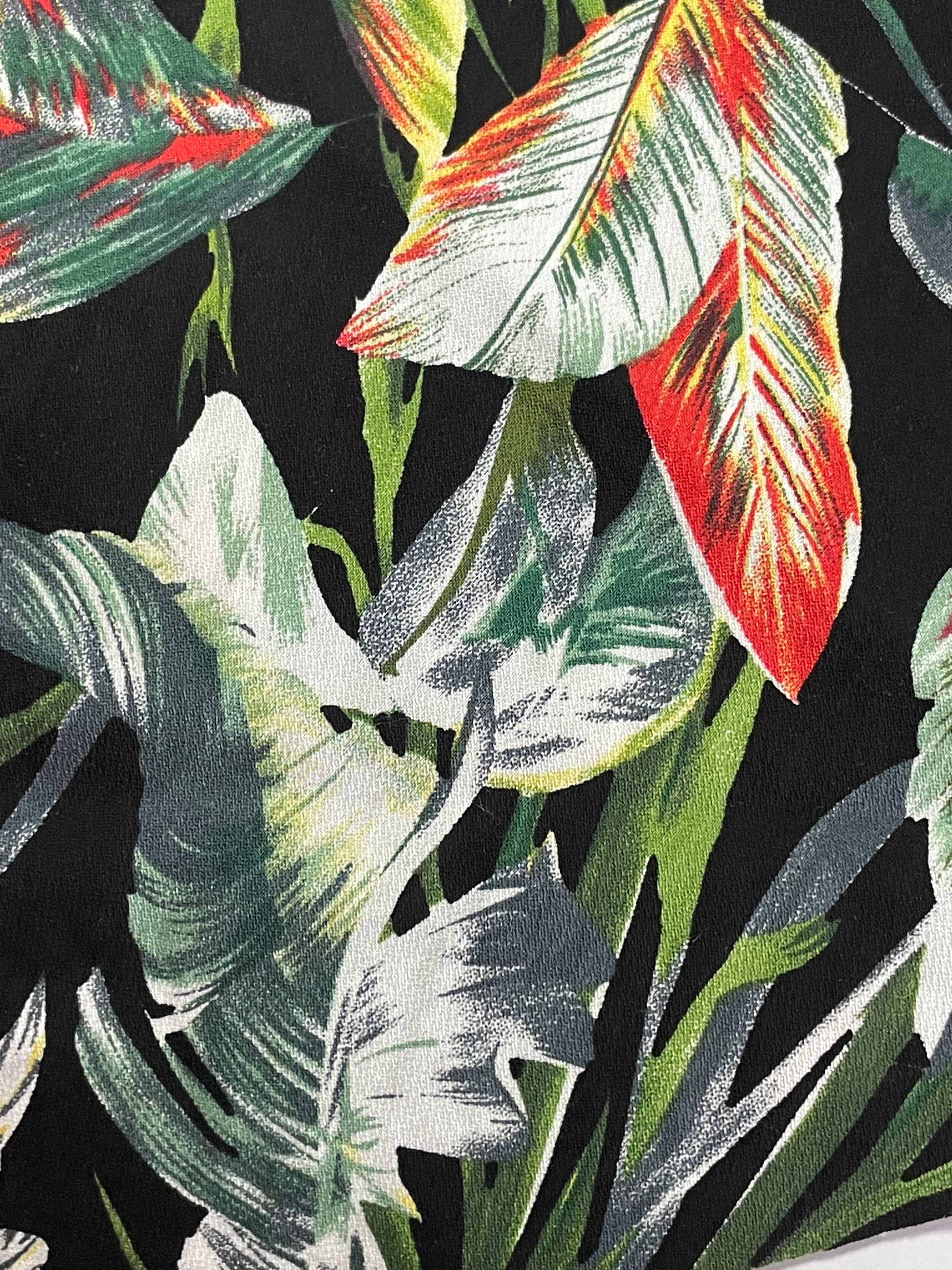 100% Polyester Print Fabric--Leaves Print - Natasha Fabric