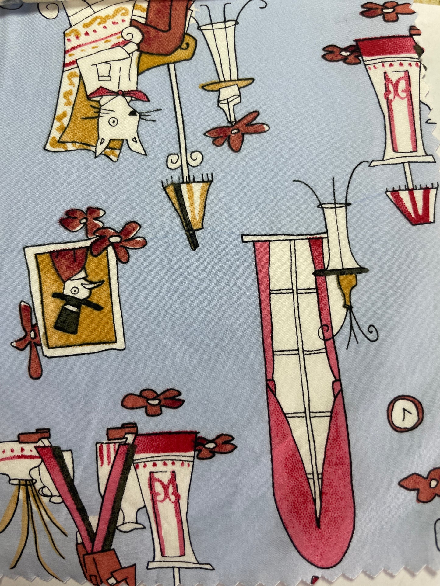 100% Cotton Print Fabric--Lovely Patterns - Natasha Fabric