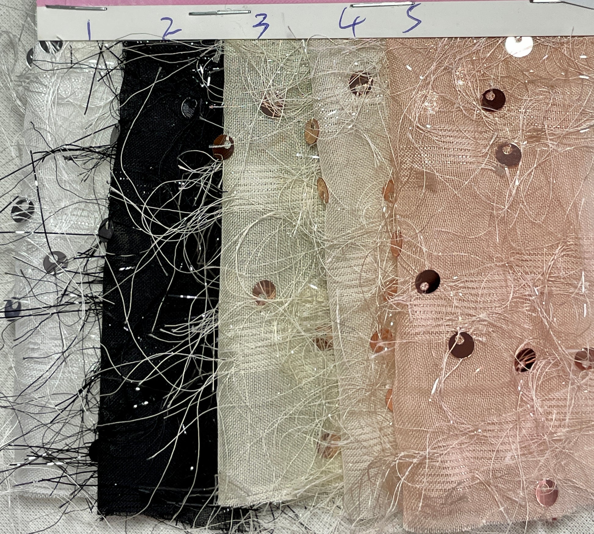 Wholesale Sequins Fabric on Sale---With Tassels - Natasha Fabric