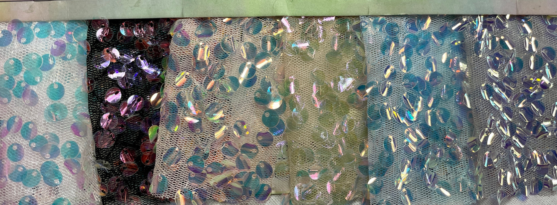 Laser Sequins Fabric on Sale - Natasha Fabric