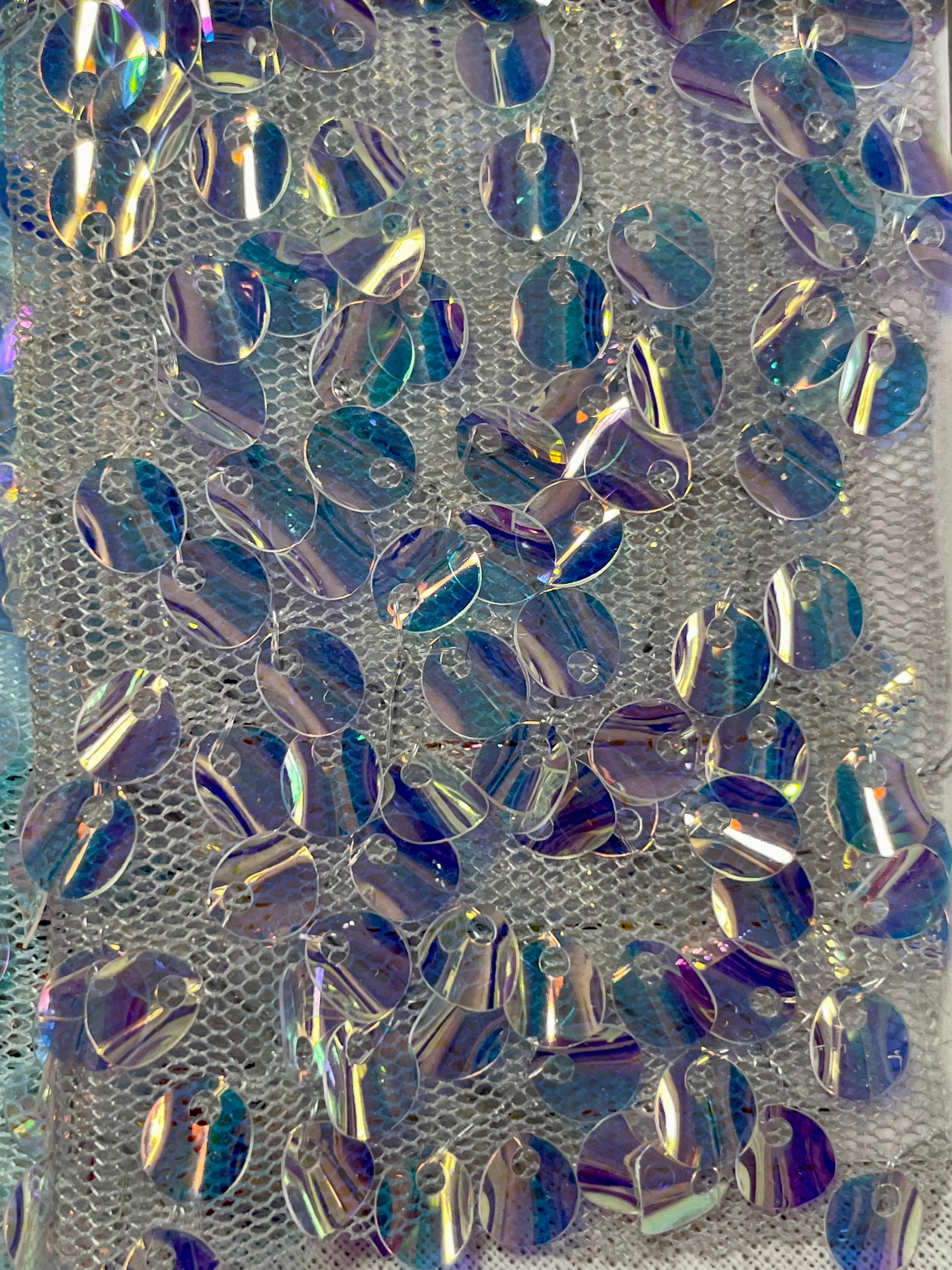 Laser Sequins Fabric on Sale - Natasha Fabric