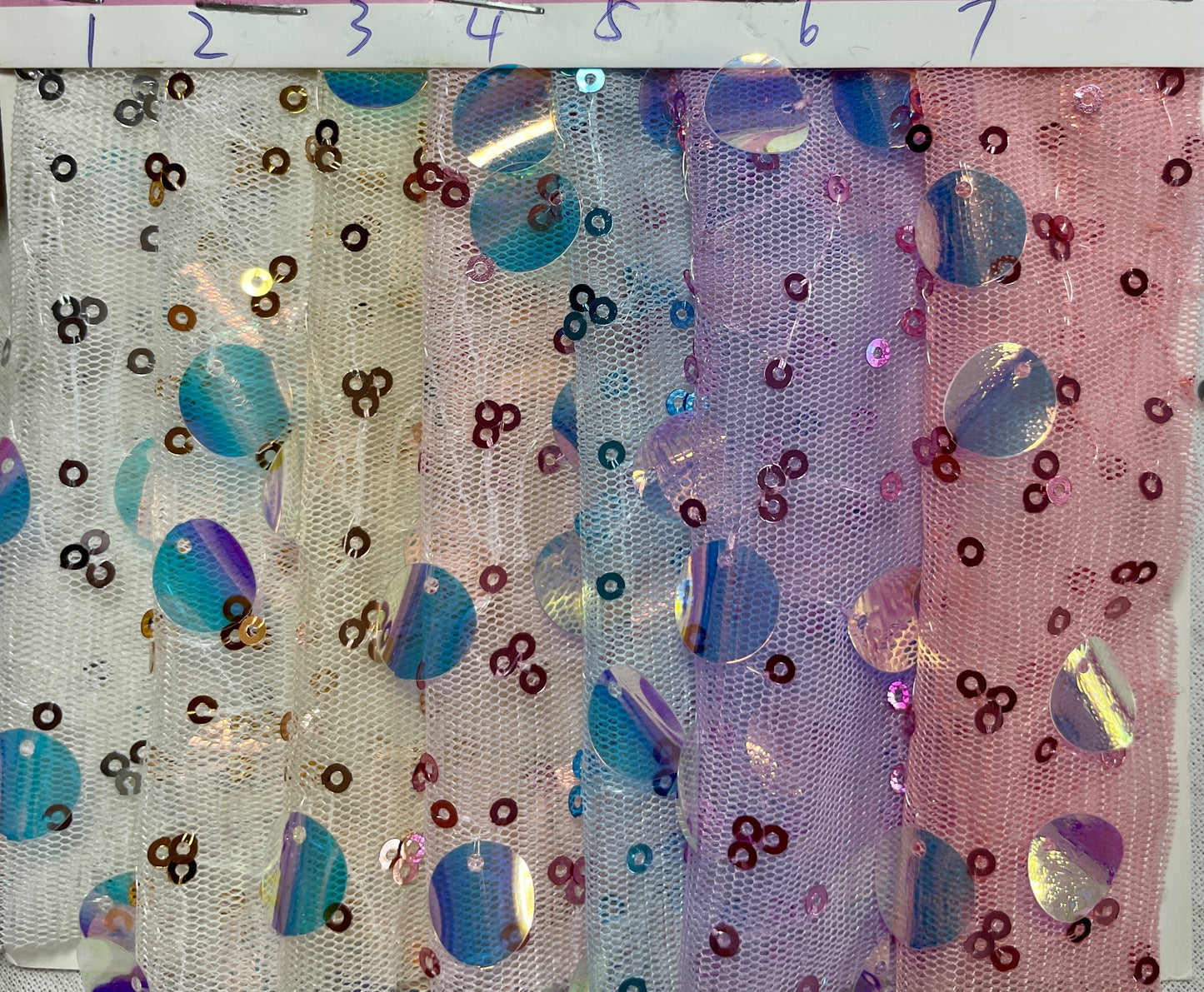 China Wholesale Sequins Fabric on Sale--Big & Small Sequins Mix - Natasha Fabric
