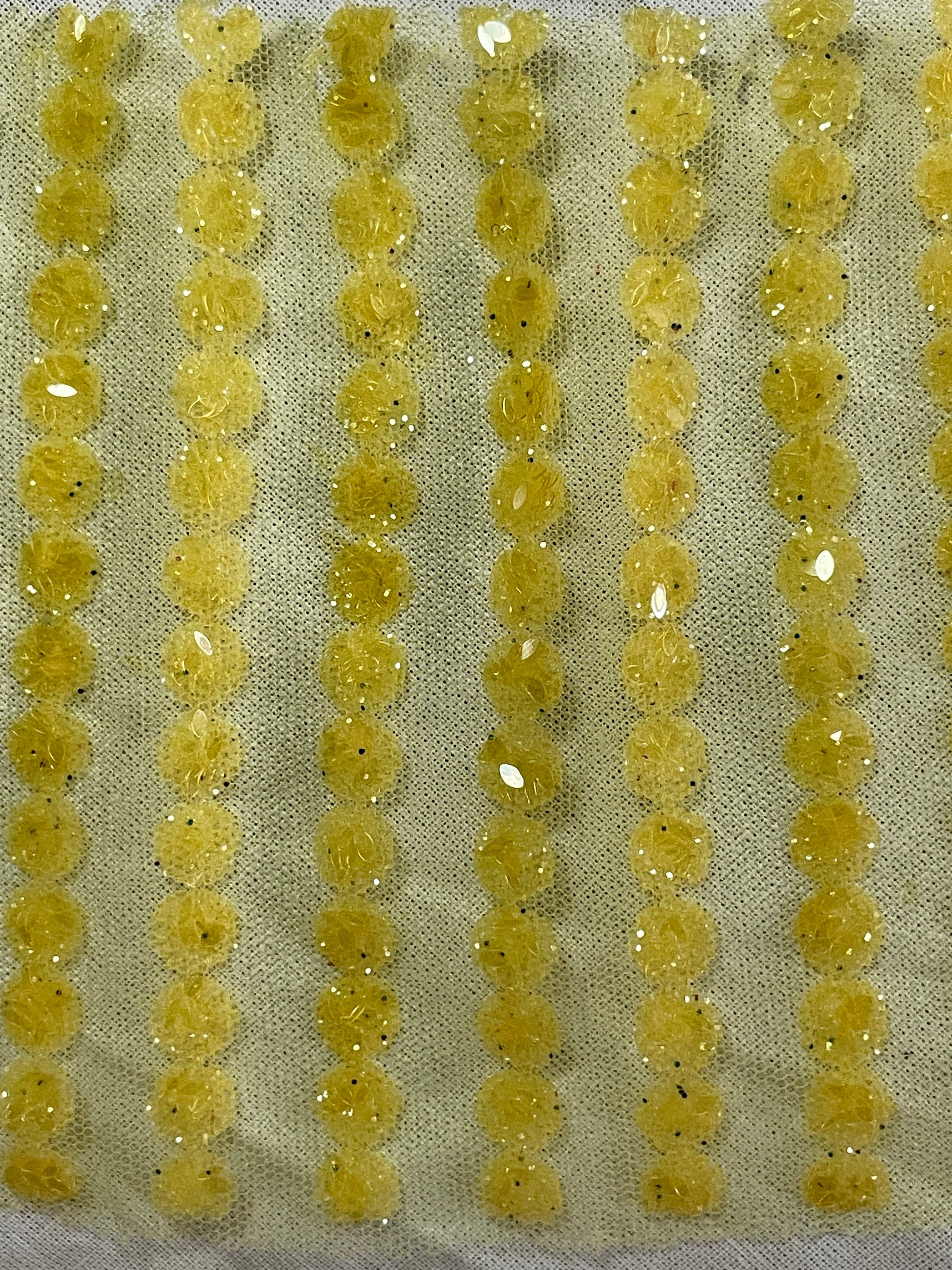 Mesh Base Sequin Fabric on Sale for Evening Dress - Natasha Fabric