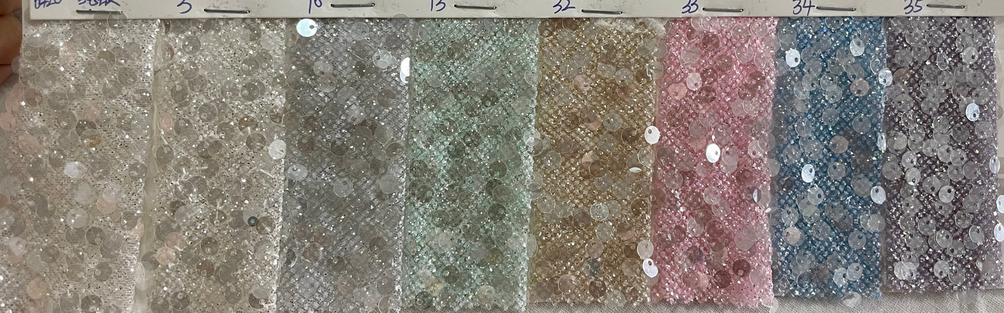 Sequin Fabric on Sale for Evening Dress - Natasha Fabric