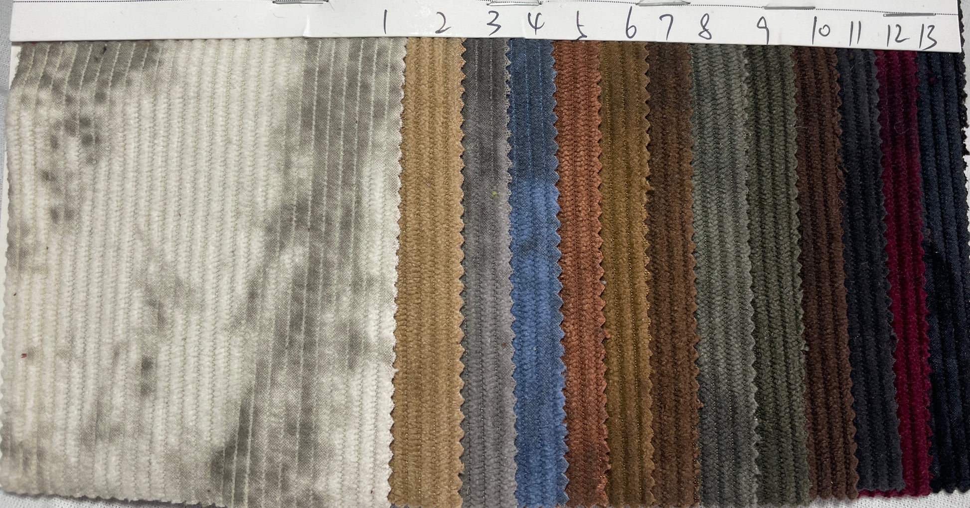 100% Polyester  Woven Corduroy Fabric--Tied Dyed Print - Natasha Fabric