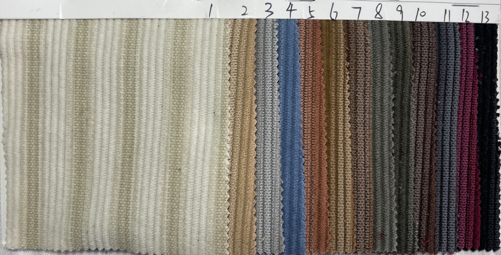 100% Polyester Woven Corduroy Fabric--Stripes Print - Natasha Fabric