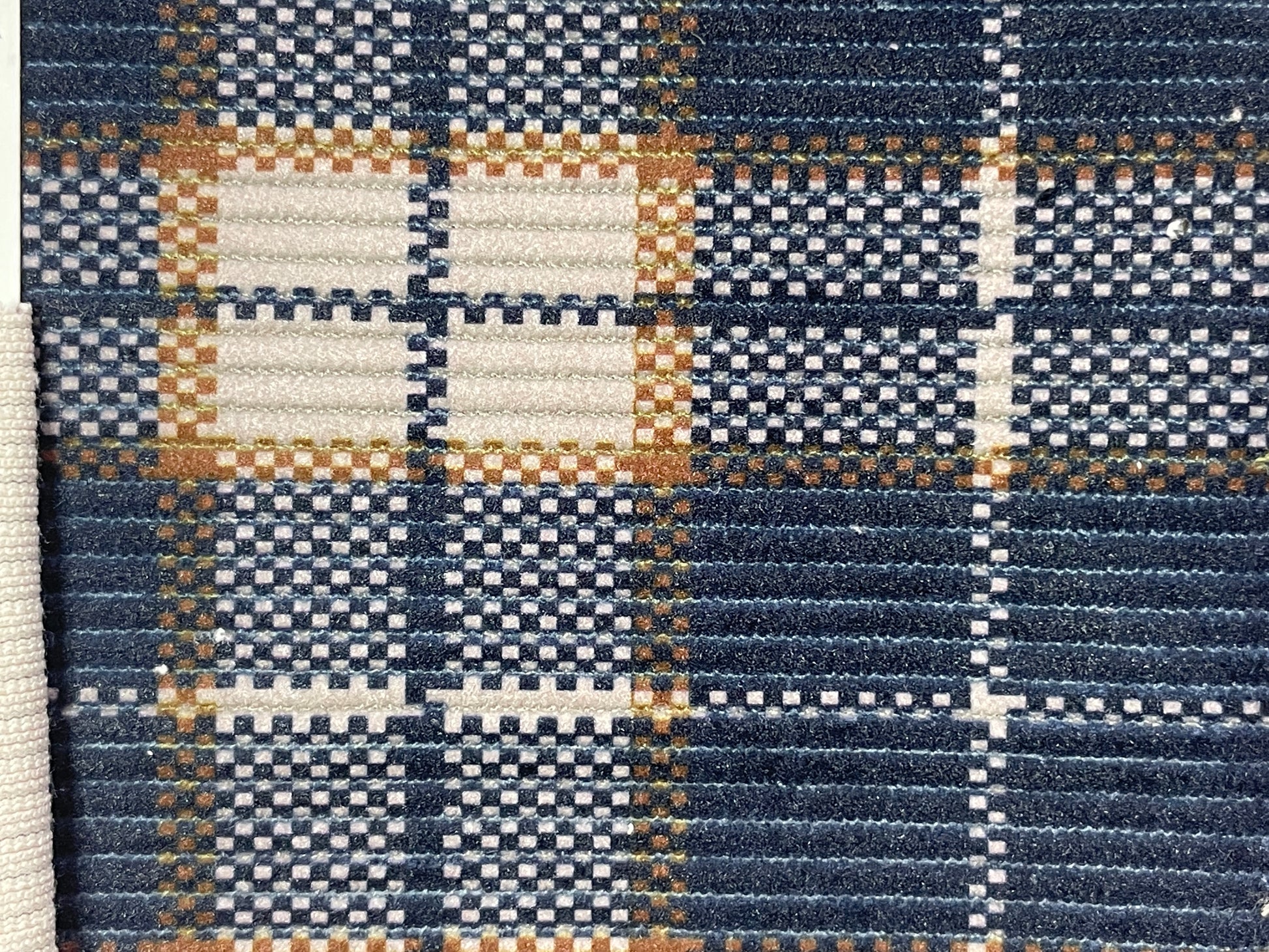 100% Polyester Woven Corduroy Fabric-Plaids Print - Natasha Fabric