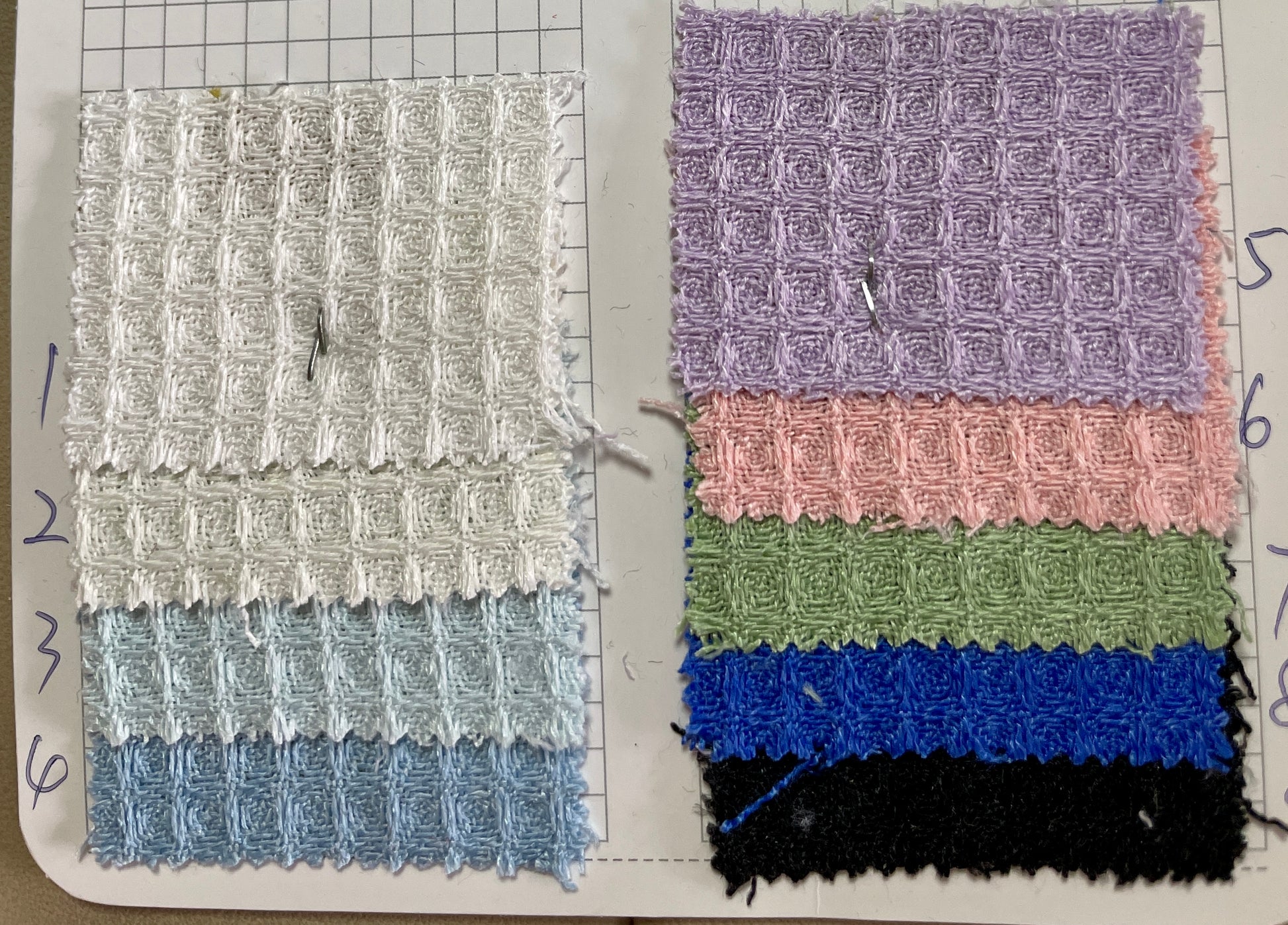 2023 Hot Selling Boucle/Tweed Fabric--With Waffle Texture - Natasha Fabric