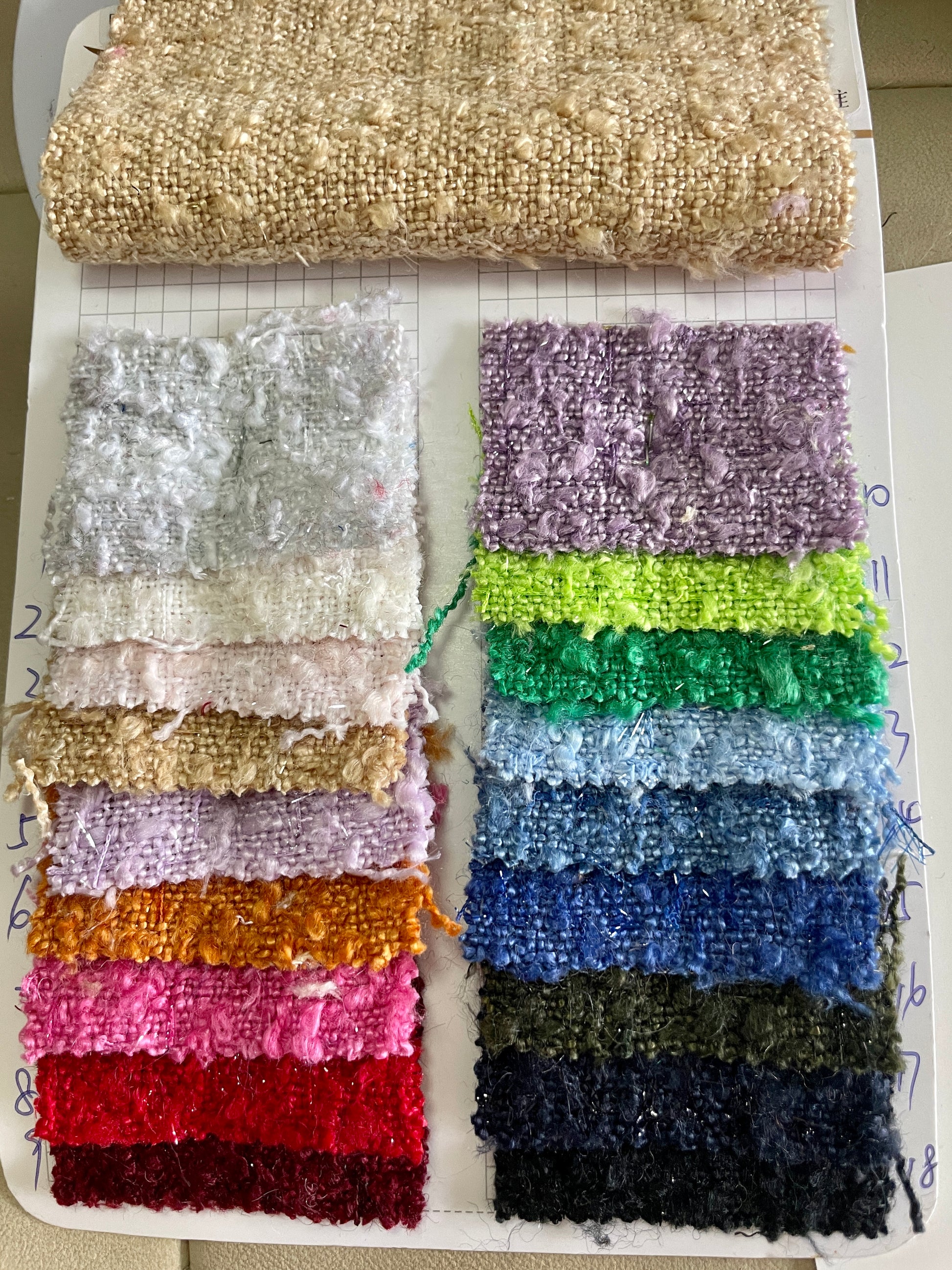 2023 New Wholesale China Tweed/ Boucle Fabric - Natasha Fabric