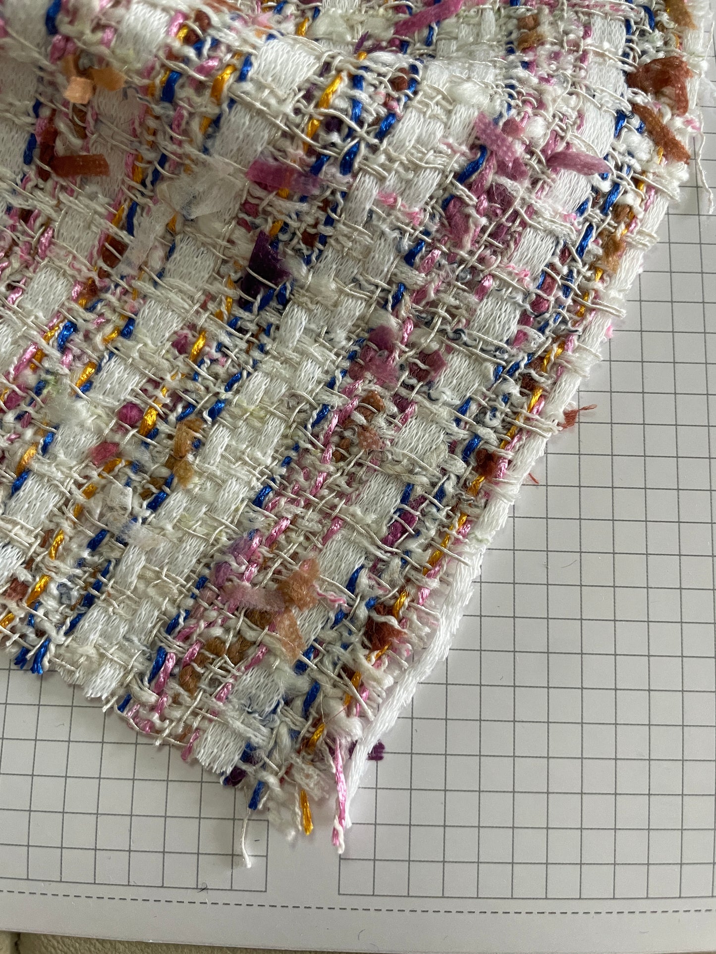 Multi-color Blended Boucle/Tweed--2023 New Design - Natasha Fabric