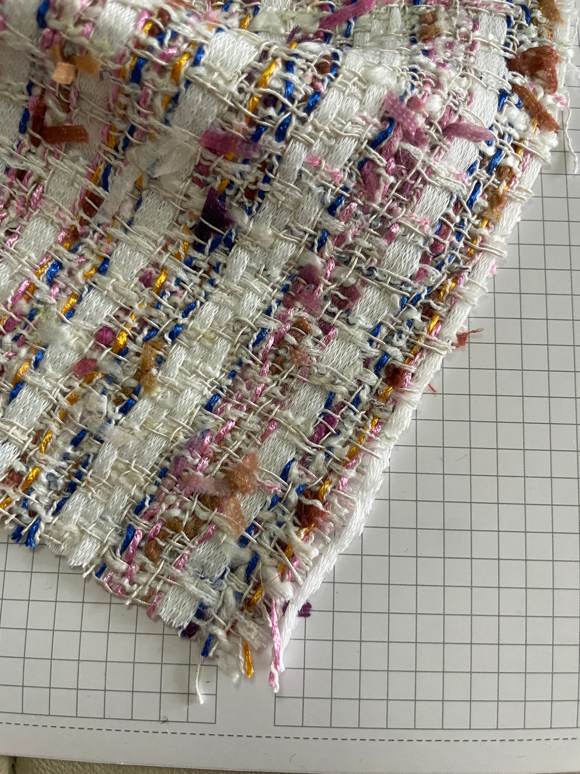 Multi-color Blended Boucle/Tweed--2023 New Design - Natasha Fabric