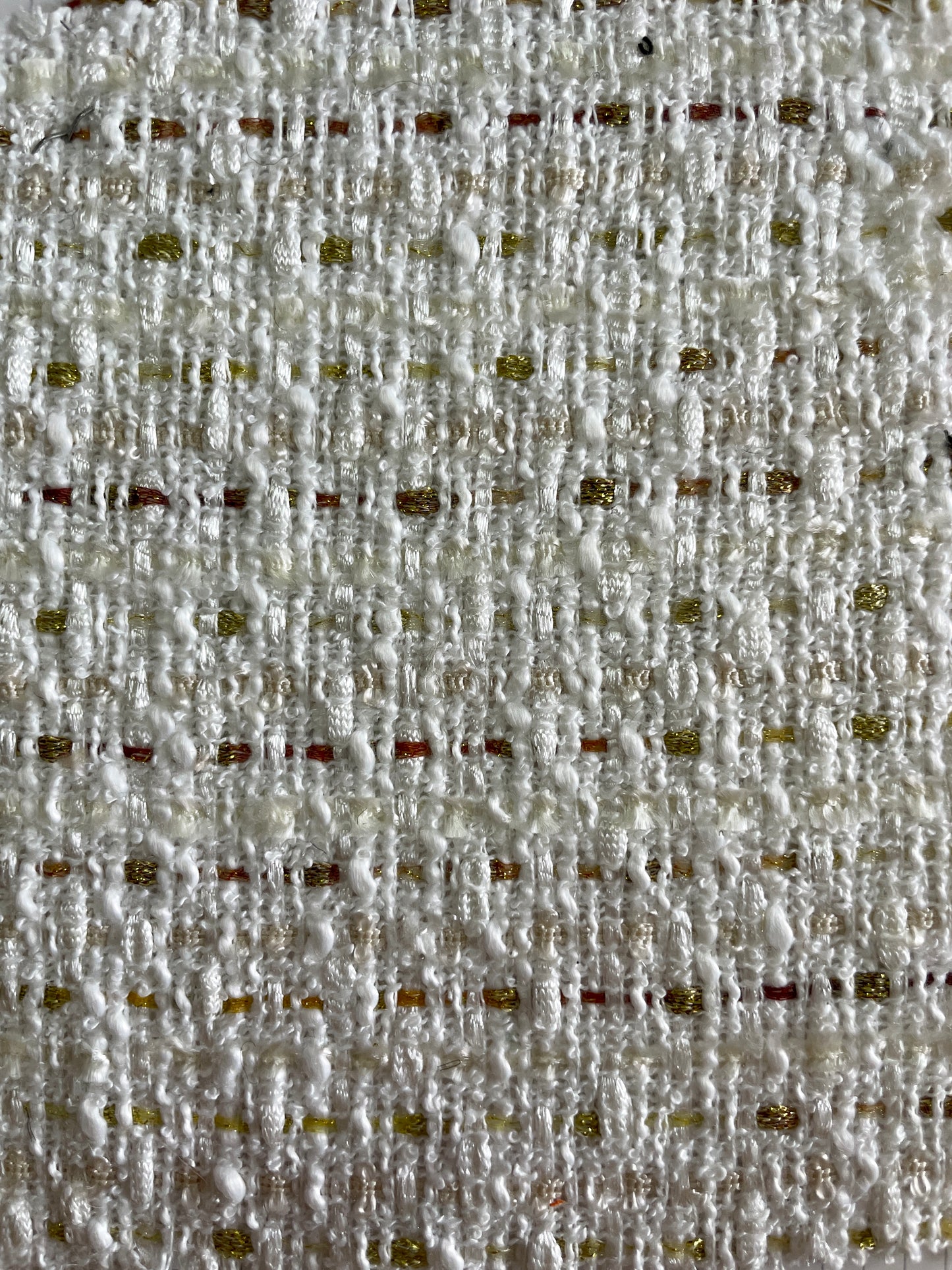 White Color Boucle/Tweed--2023 New Design - Natasha Fabric