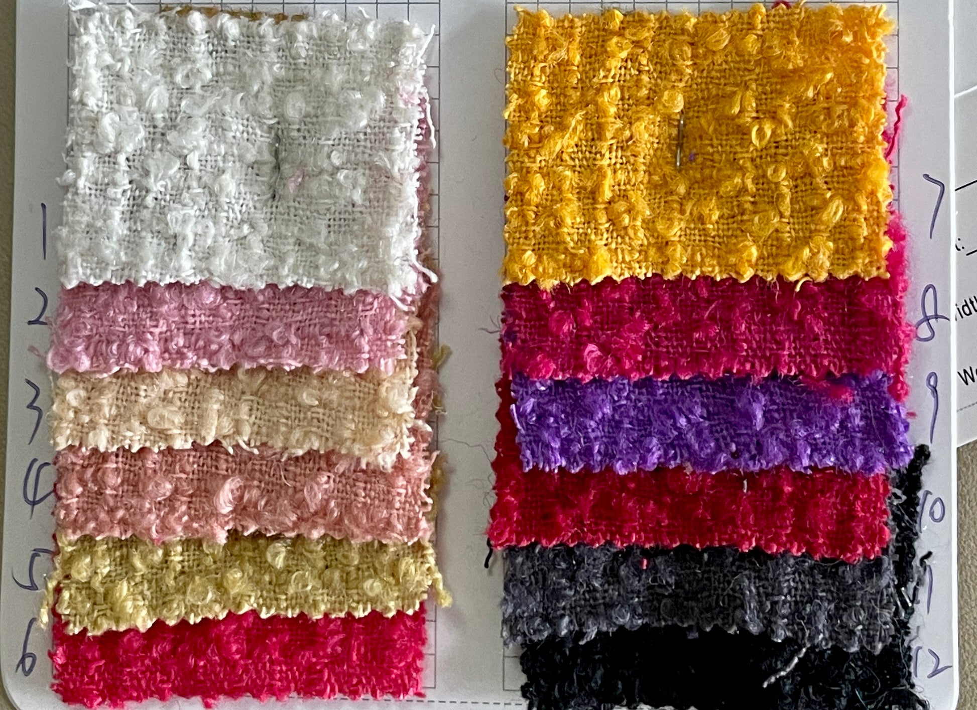 2023 New Wholesale China Wool Blended Boucle Fabric - Natasha Fabric