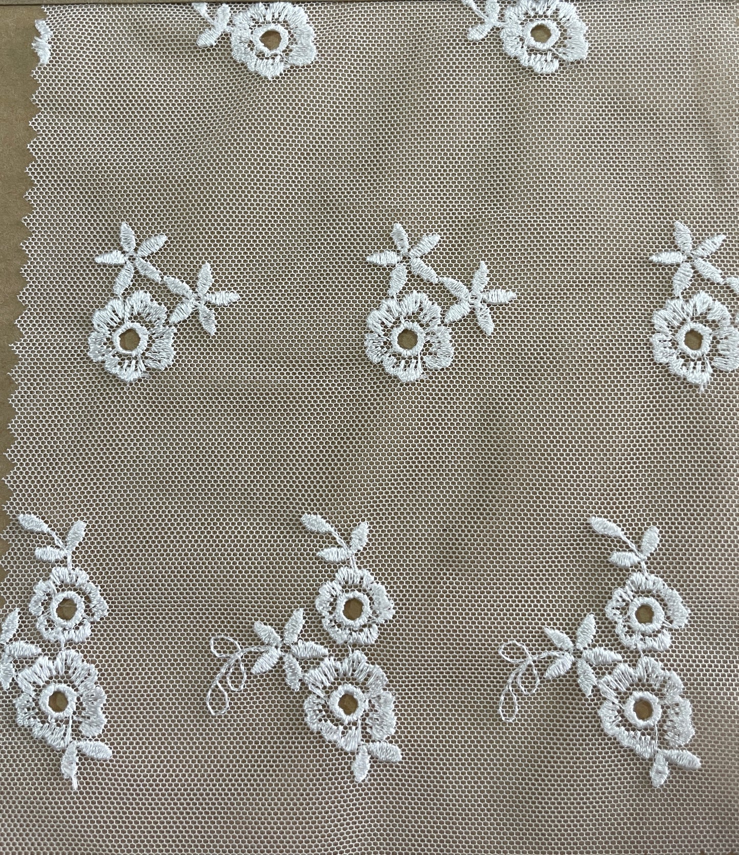 Hot Design-Knit Mesh Embroidery Fabric - Natasha Fabric