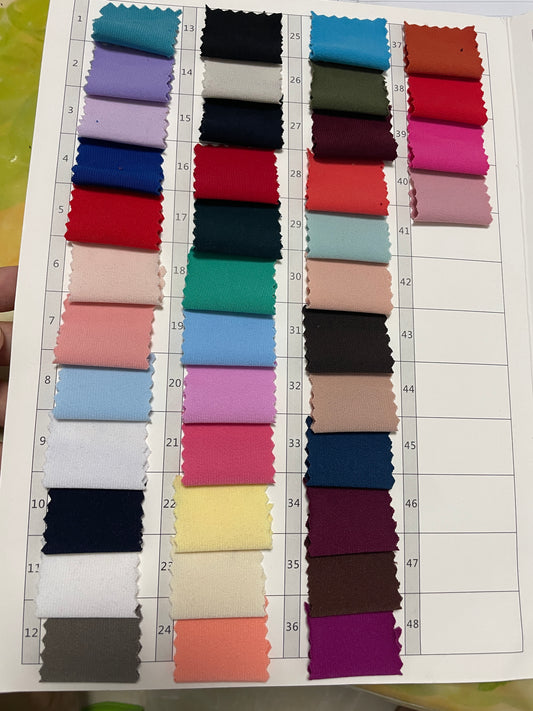 95% Recycled Poly 5%Spandex knit fabric -50D Recycled ITY fabric-with GRS certificate - Natasha Fabric